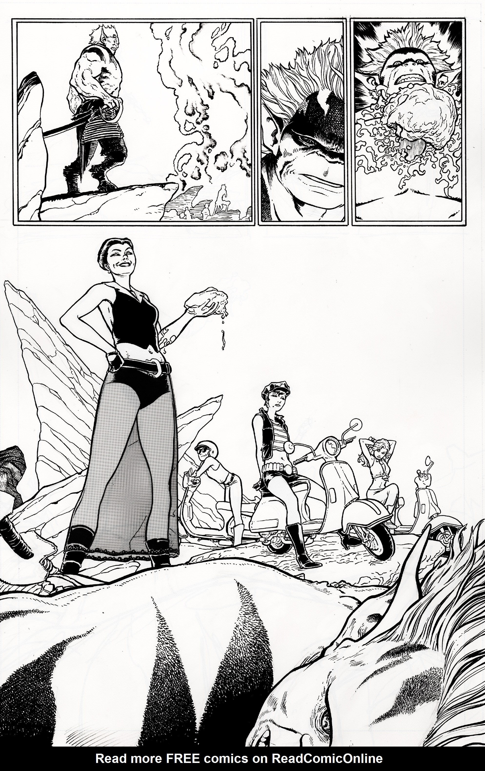 Read online Ghost Rider (2019) comic -  Issue # _Director's Cut - 117