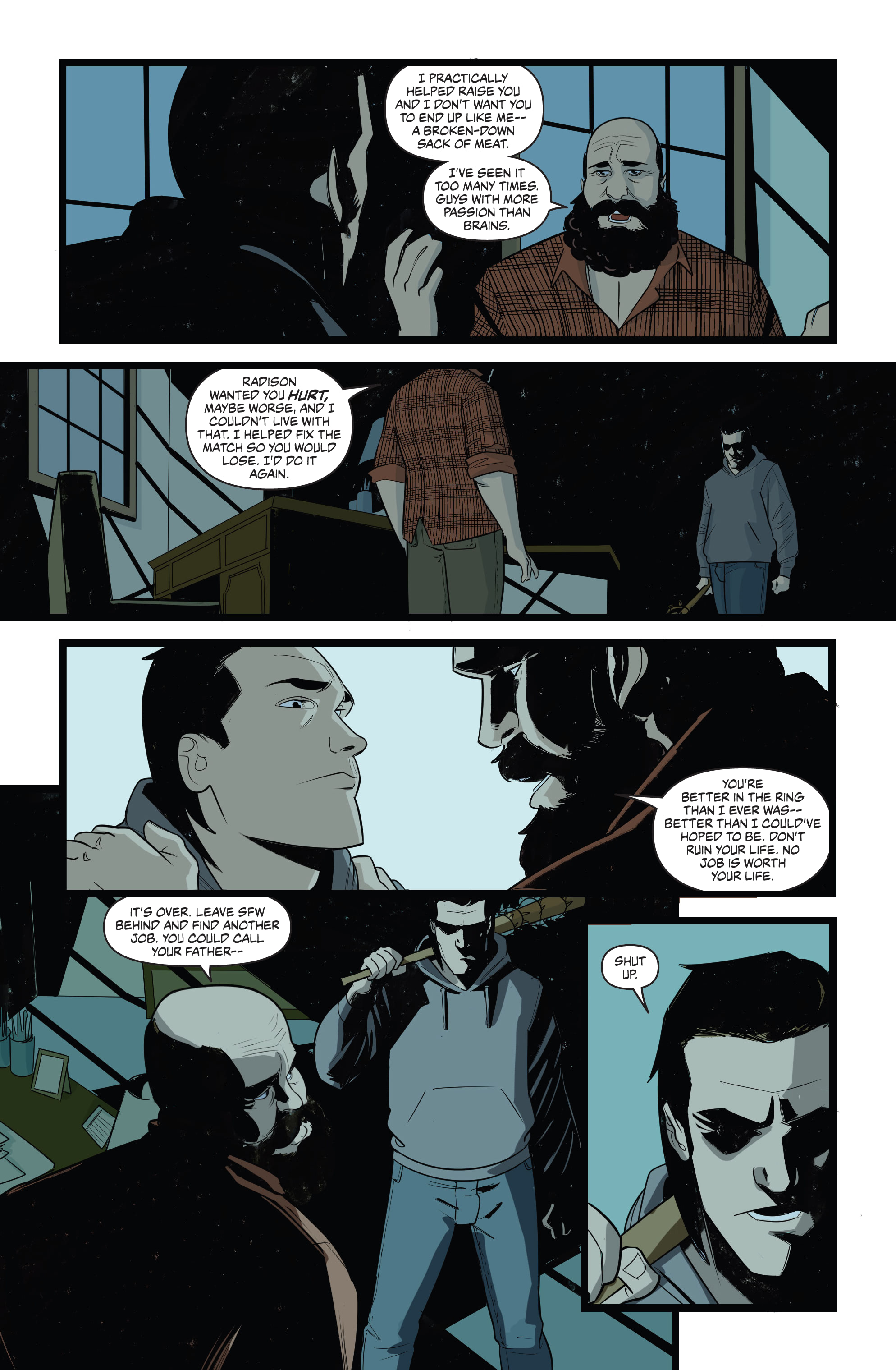 Read online Over the Ropes comic -  Issue # _TPB - 88