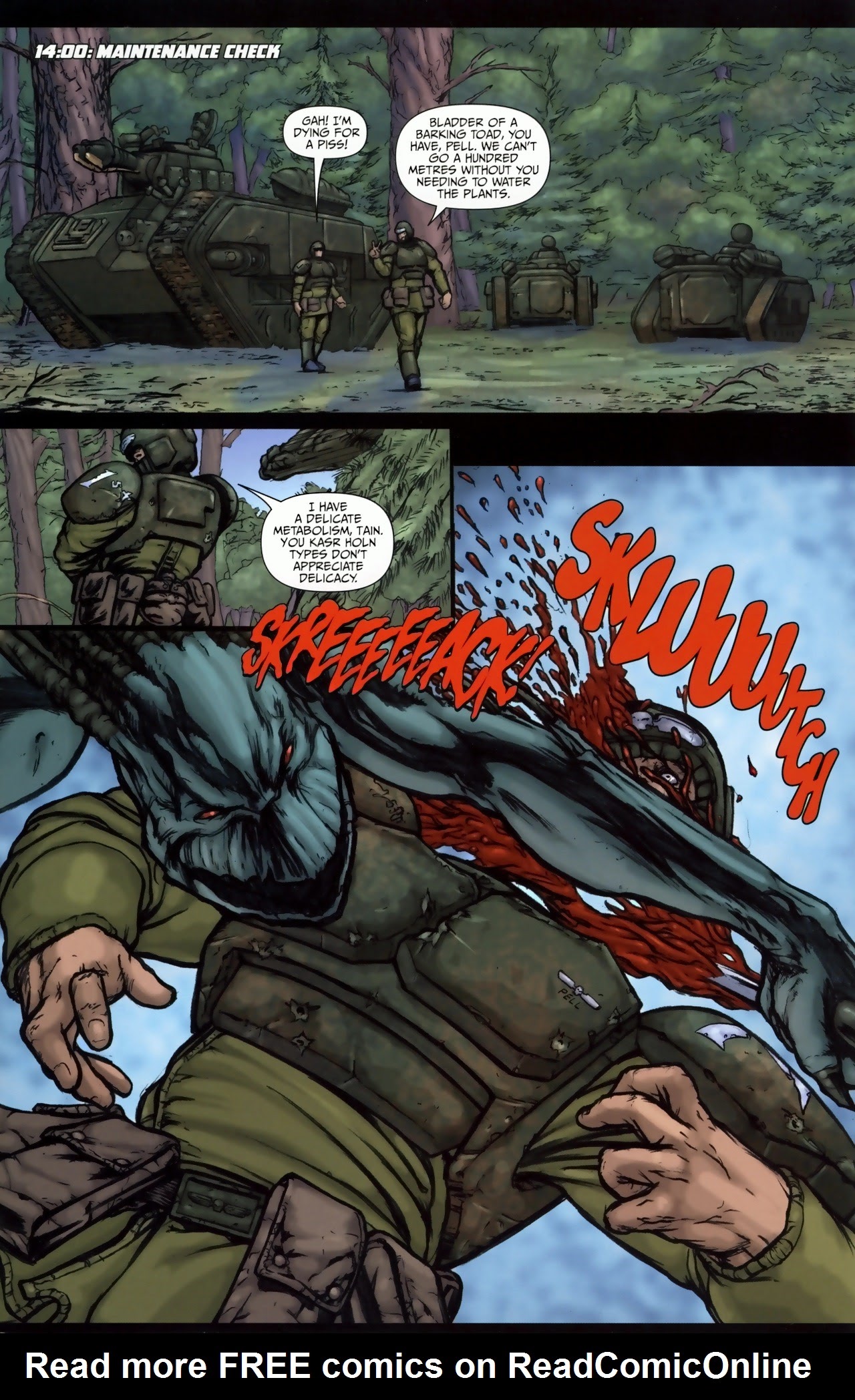 Read online Warhammer 40,000: Fire & Honour comic -  Issue #3 - 5
