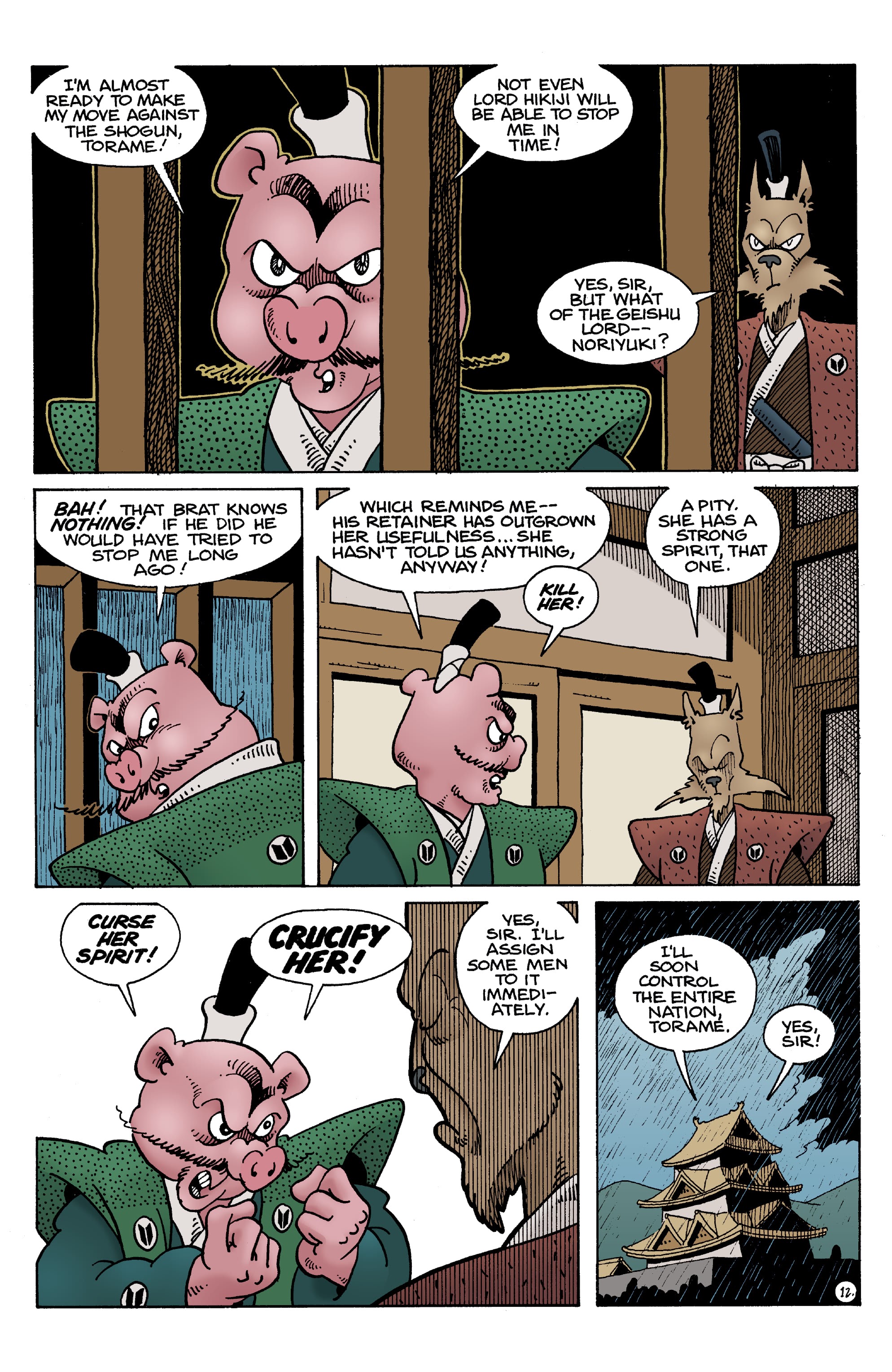 Read online Usagi Yojimbo: The Dragon Bellow Conspiracy comic -  Issue #3 - 14