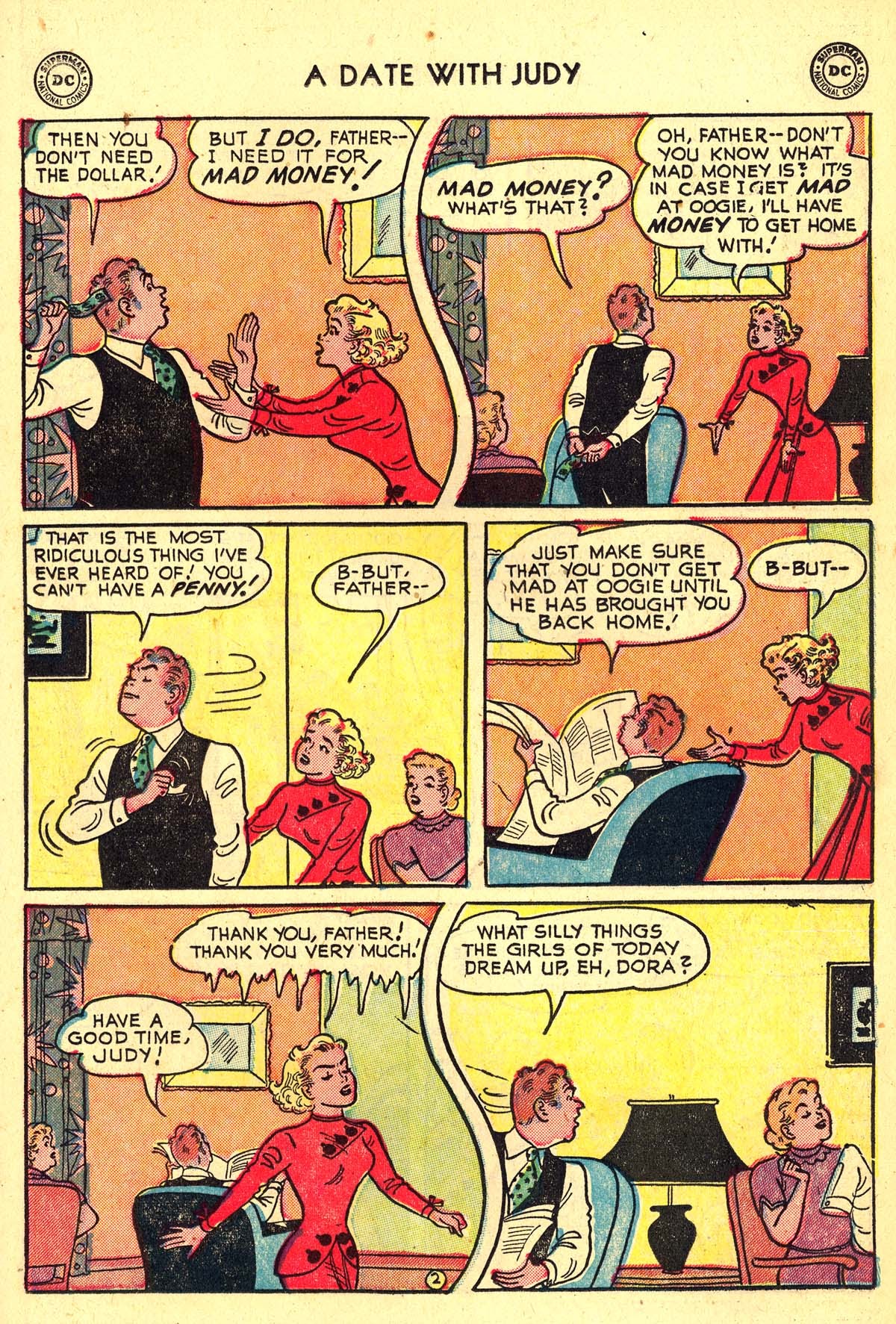 Read online A Date with Judy comic -  Issue #34 - 17