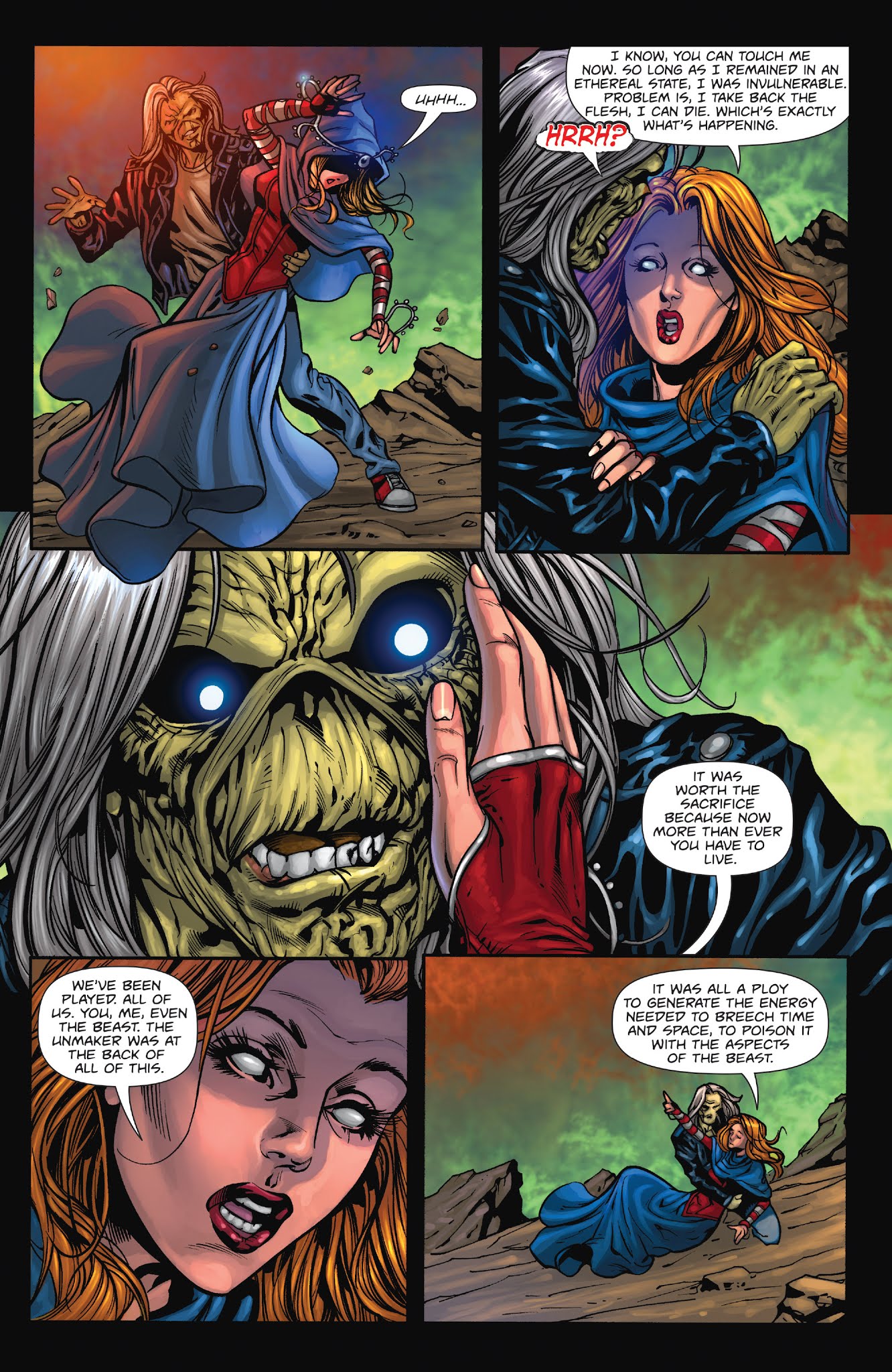 Read online Iron Maiden: Legacy of the Beast comic -  Issue #5 - 23