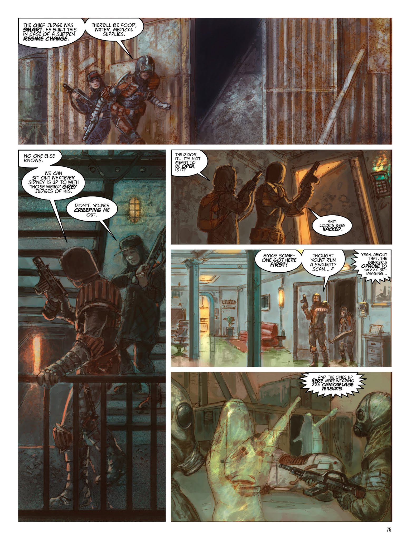 Read online The Dark Judges: The Fall of Deadworld comic -  Issue # TPB - 76