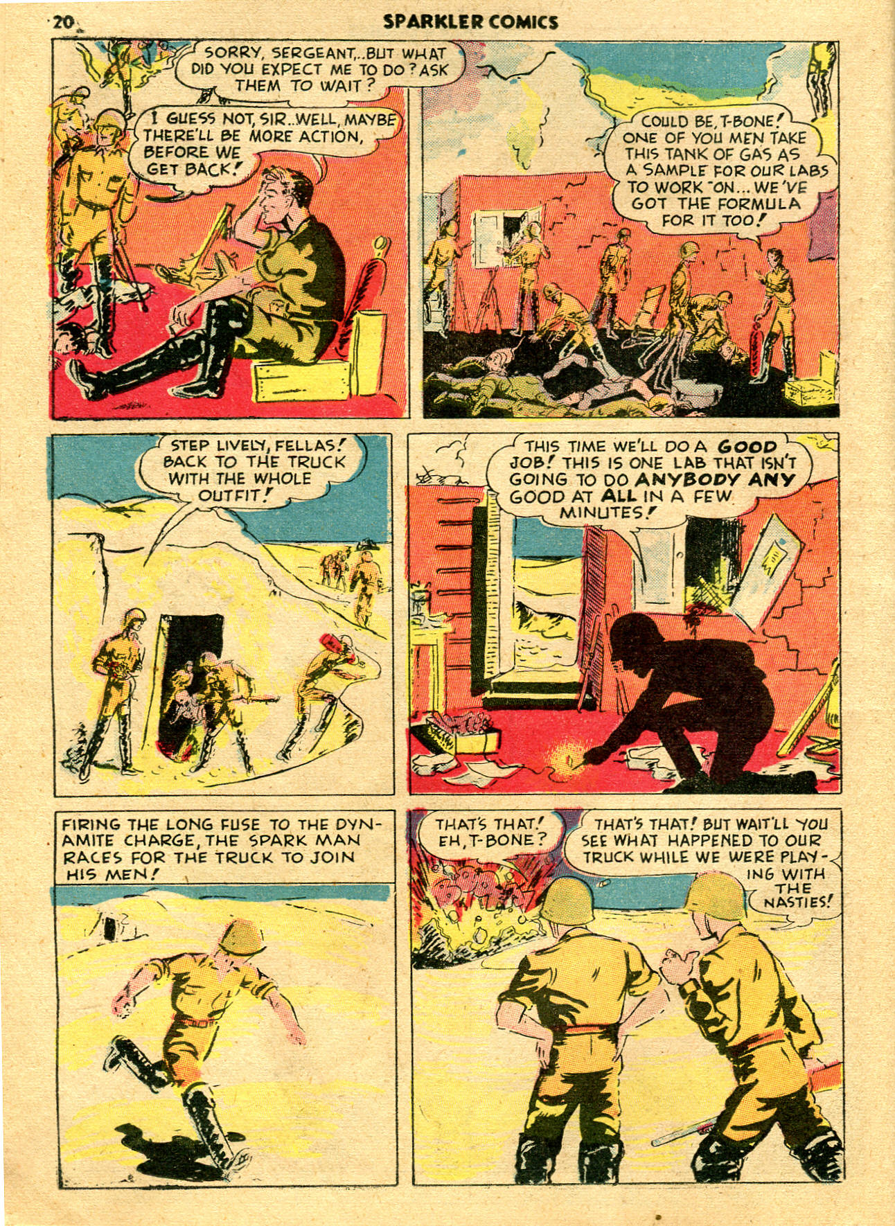 Read online Sparkler Comics comic -  Issue #24 - 22