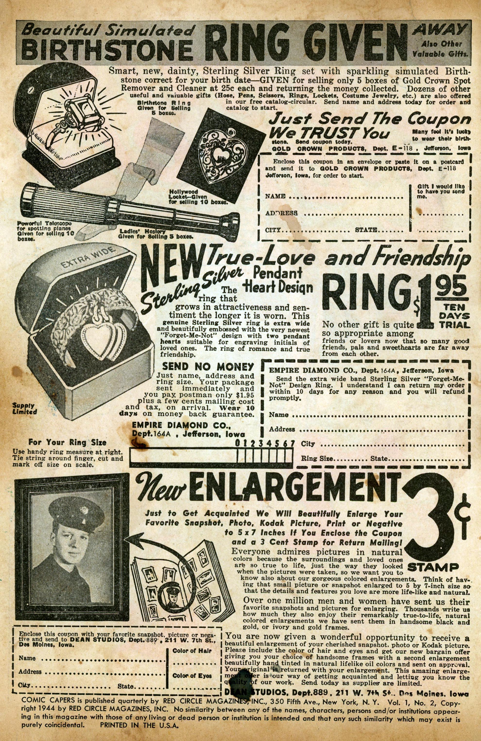 Read online Comic Capers comic -  Issue #2 - 2