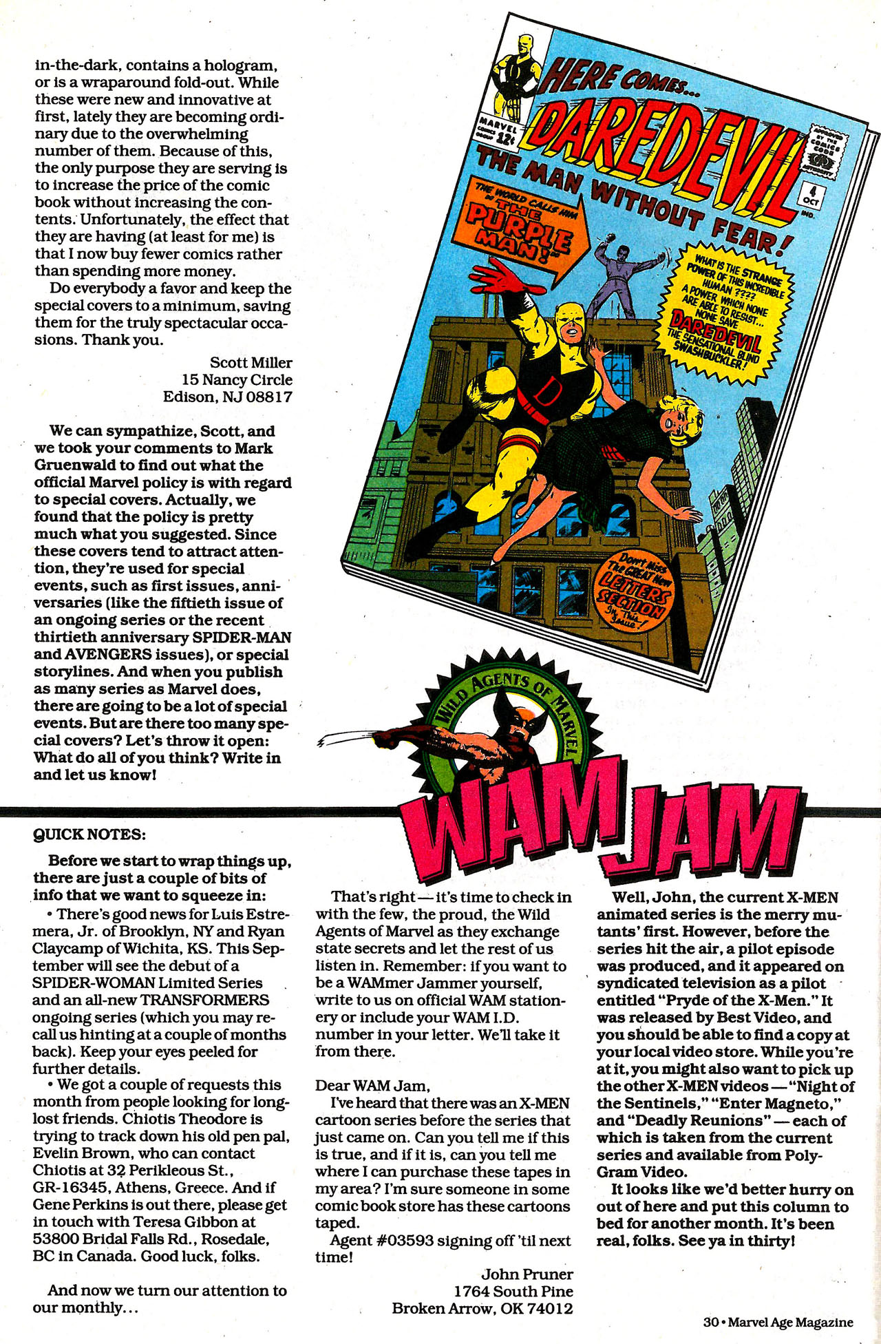 Read online Marvel Age comic -  Issue #127 - 26