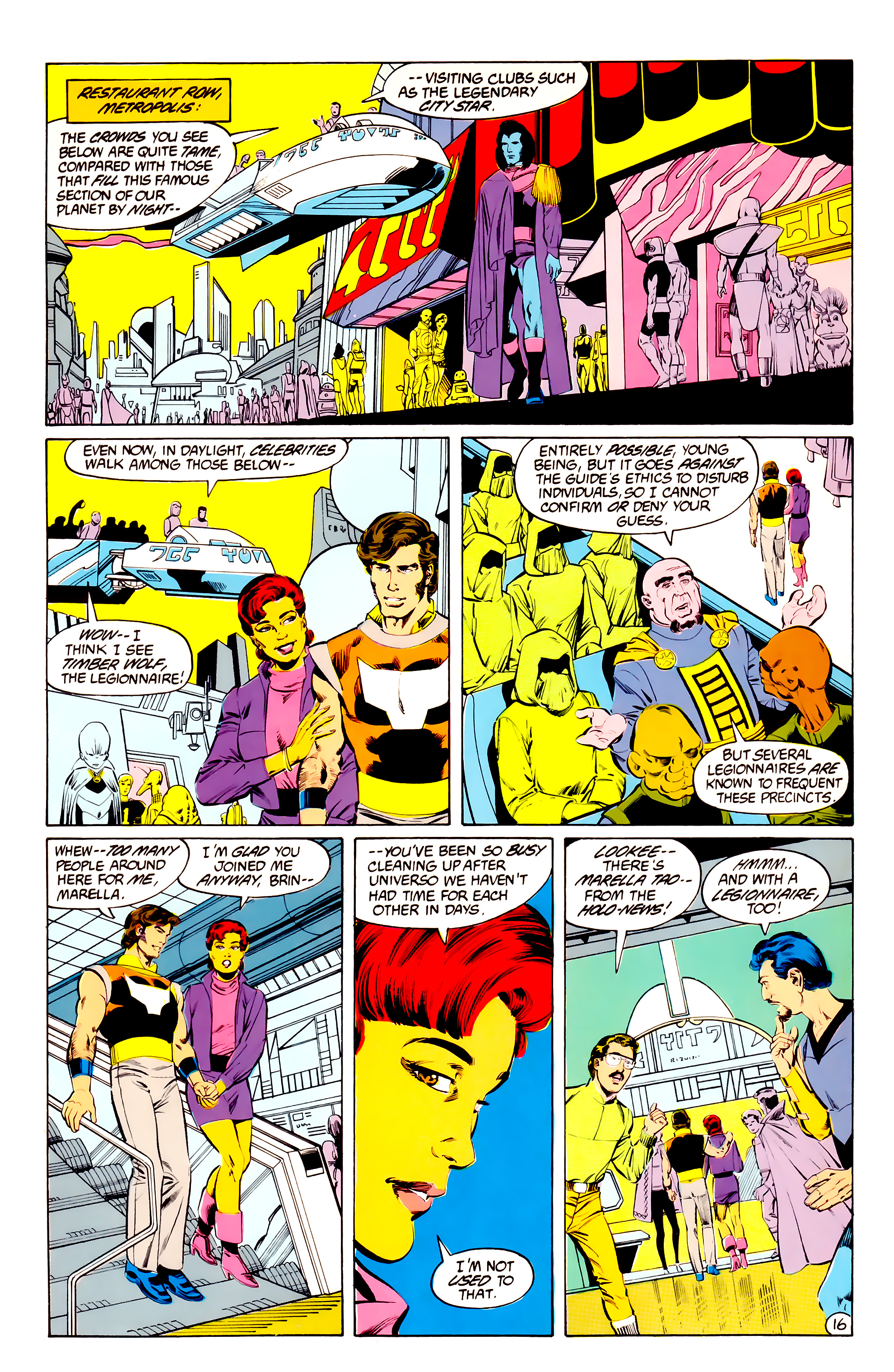 Legion of Super-Heroes (1984) 36 Page 16