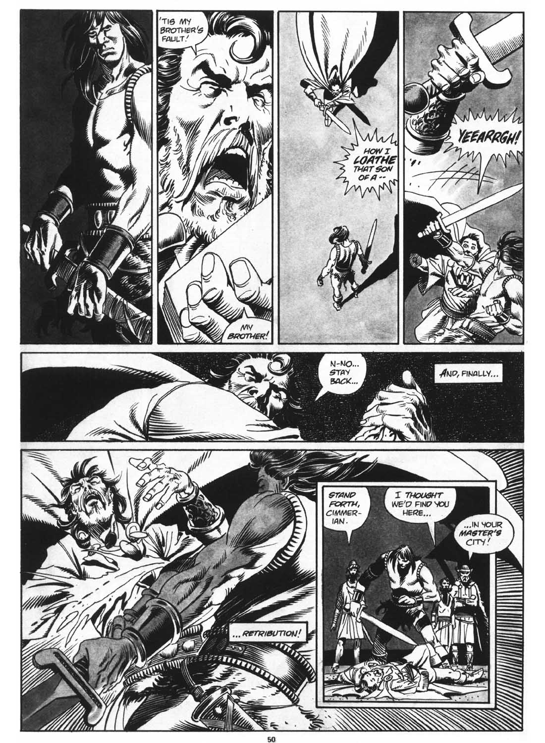 Read online The Savage Sword Of Conan comic -  Issue #160 - 52