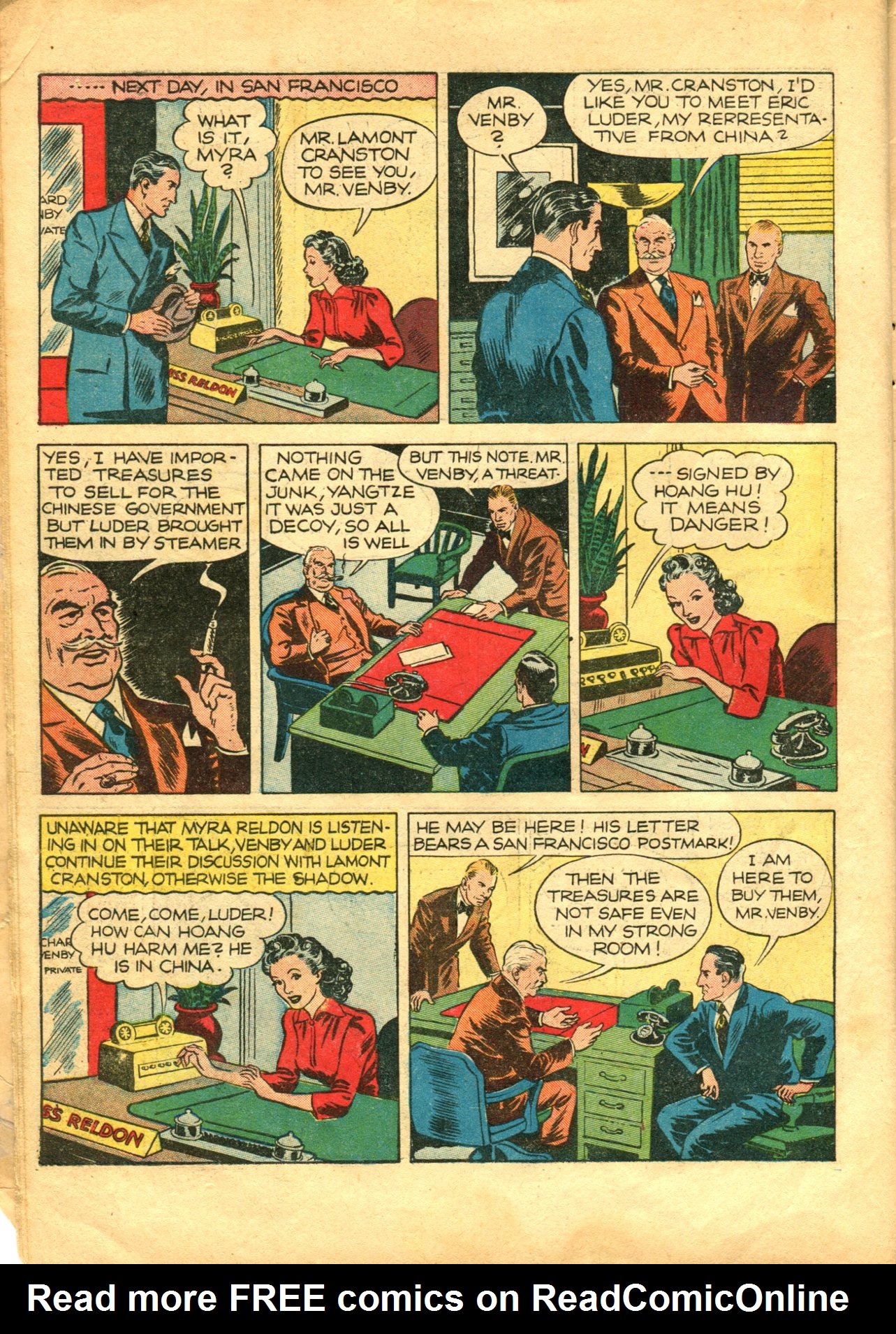 Read online Shadow Comics comic -  Issue #10 - 10