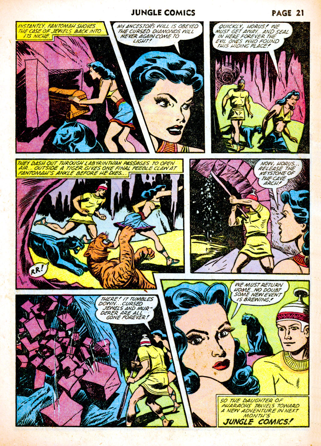Read online Jungle Comics comic -  Issue #37 - 23