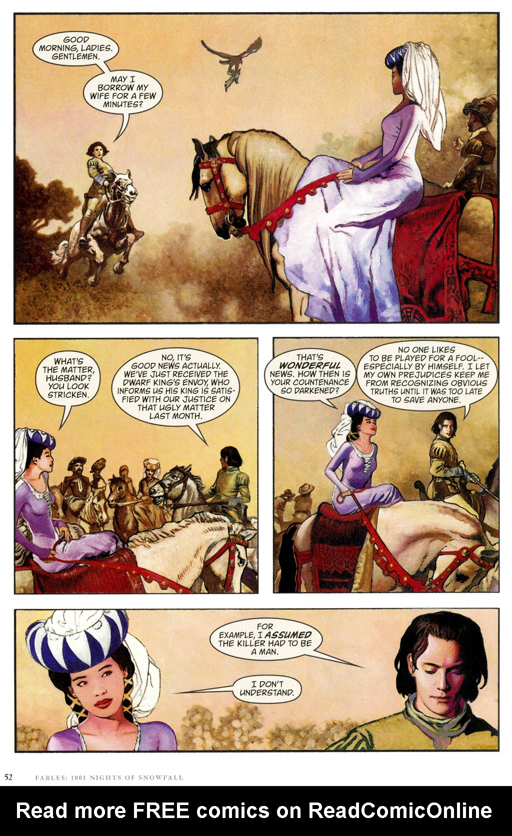 Read online Fables: 1001 Nights of Snowfall comic -  Issue # Full - 52