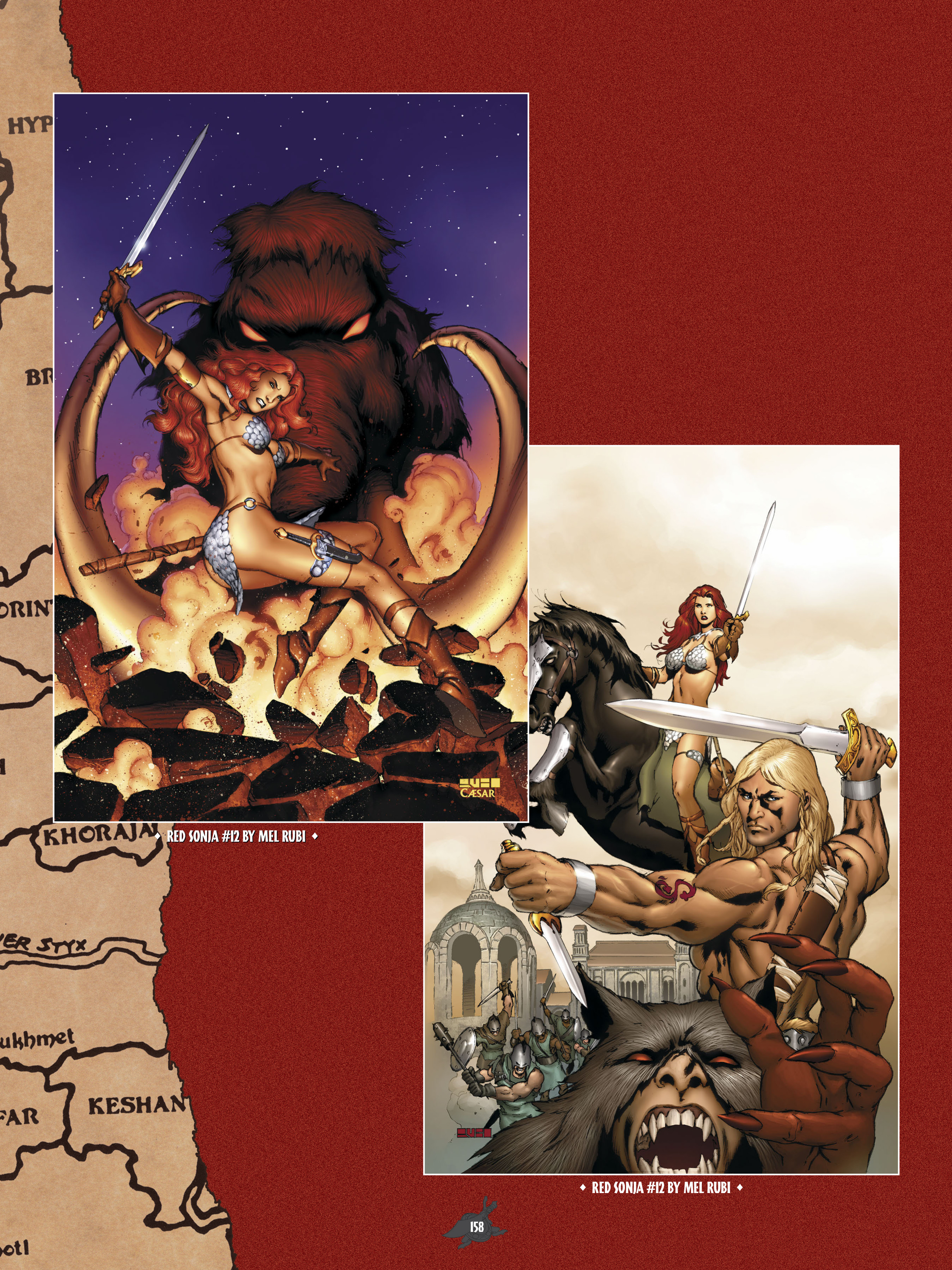 Read online The Art of Red Sonja comic -  Issue # TPB 1 (Part 2) - 51
