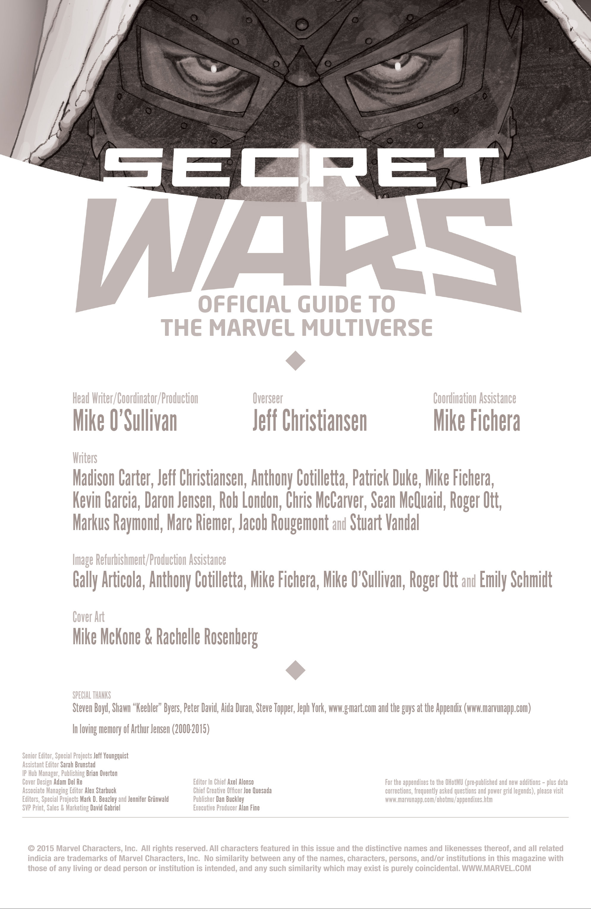 Read online Secret Wars: Official Guide to the Marvel Multiverse comic -  Issue # Full - 2