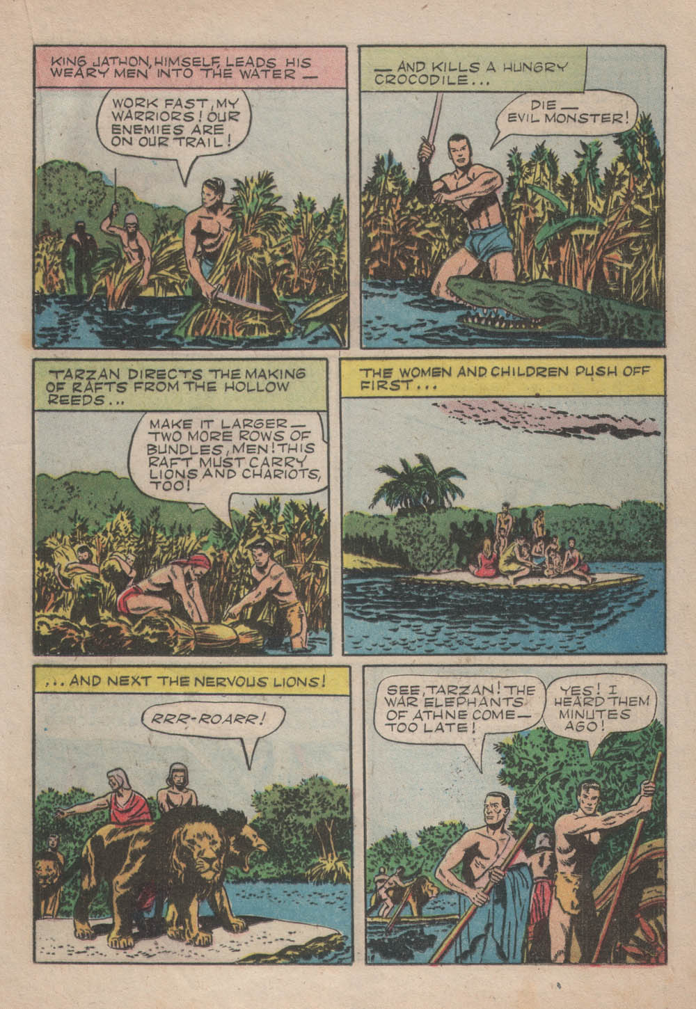 Read online Tarzan (1948) comic -  Issue #35 - 17
