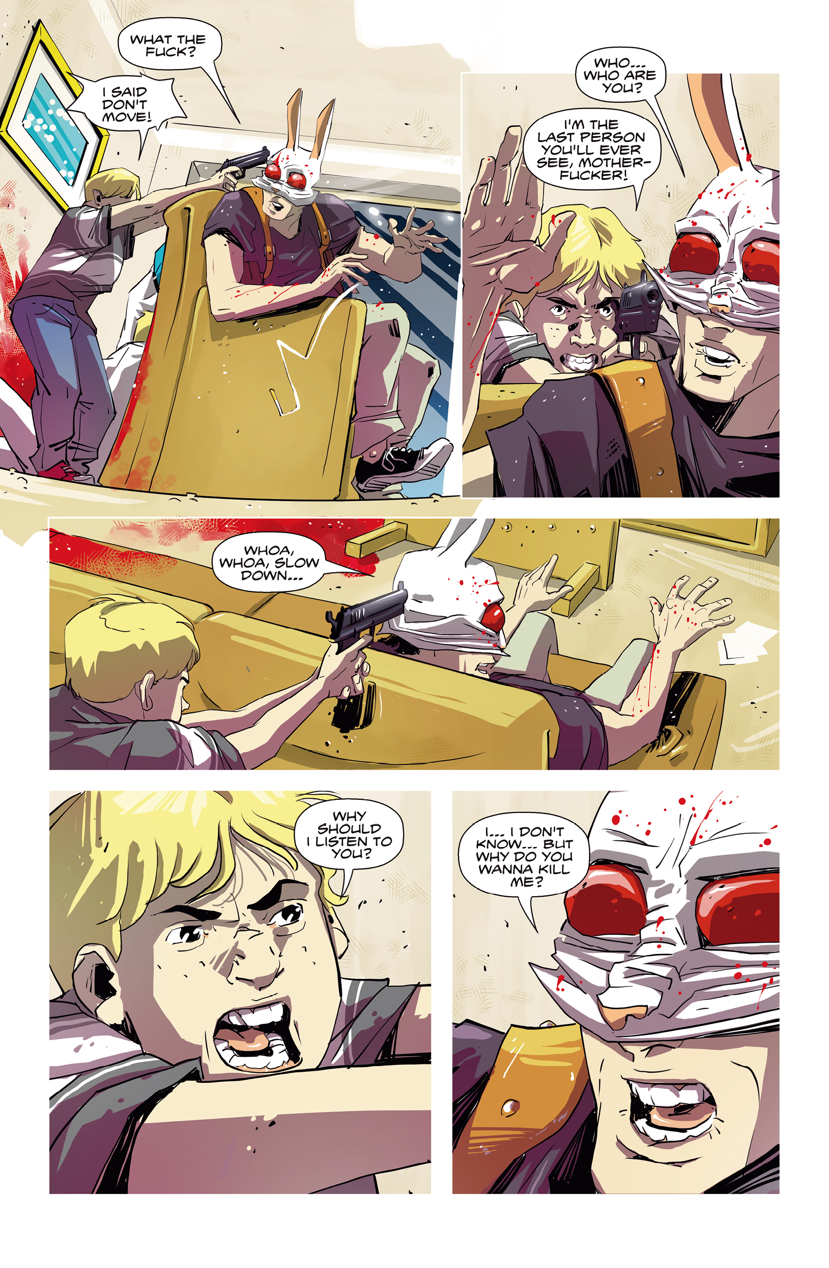 Read online Hotline Miami 2: Wrong Number comic -  Issue #4 - 28