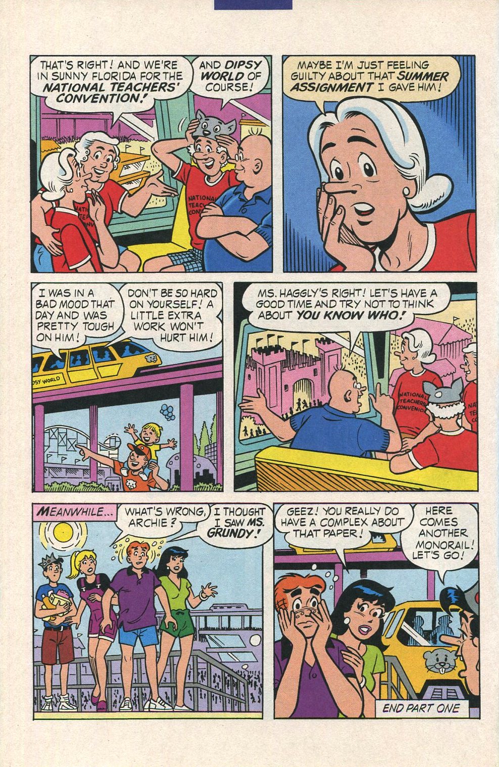 Read online Archie's Vacation Special comic -  Issue #5 - 8