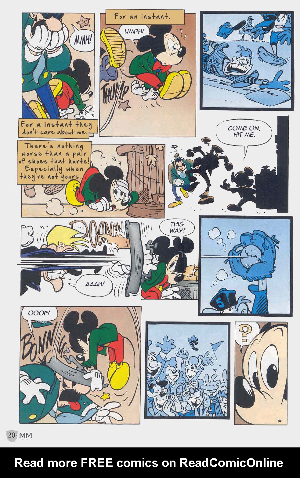 Read online Mickey Mouse Mystery Magazine comic -  Issue #0 - 20