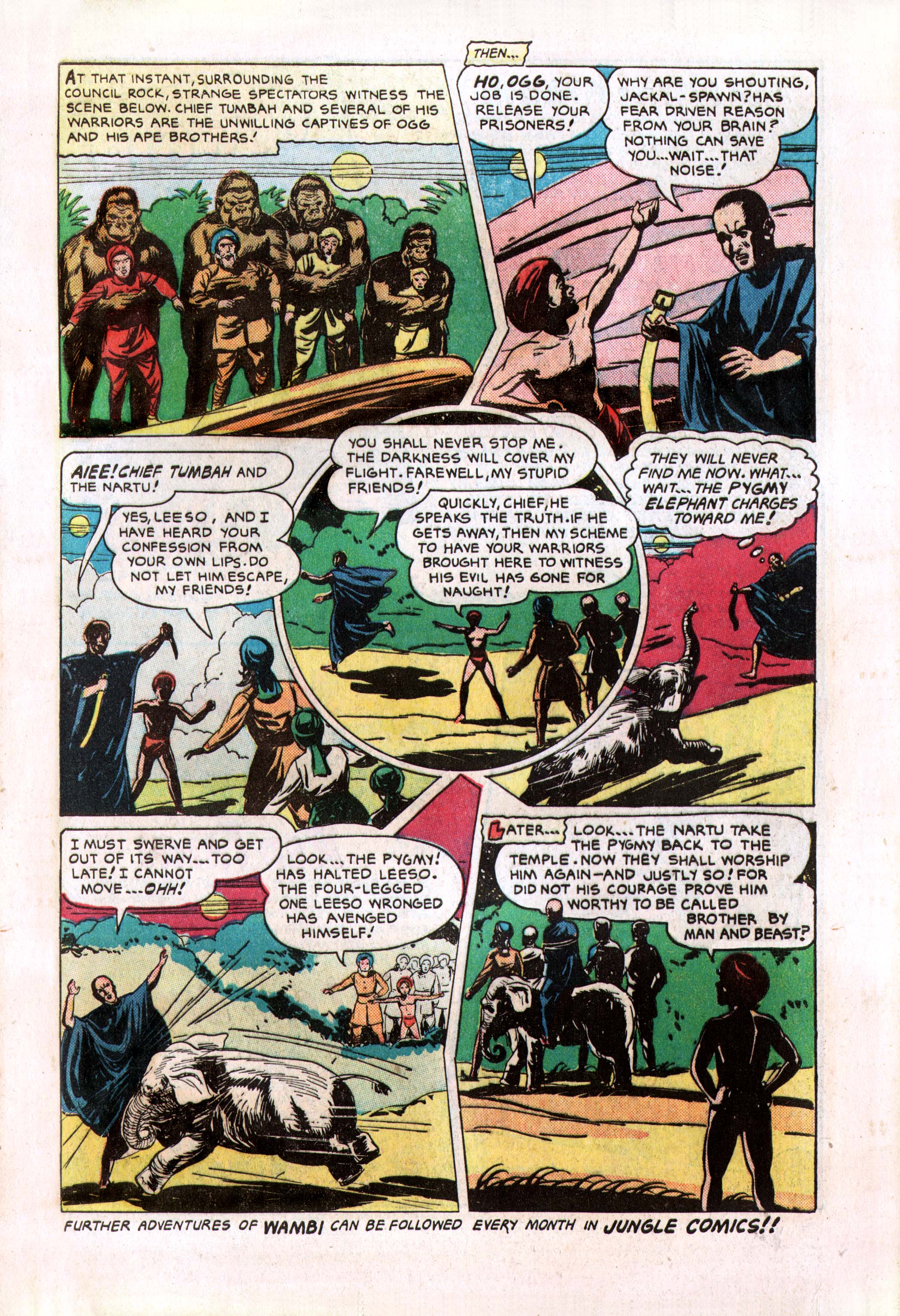 Read online Wambi Jungle Boy comic -  Issue #8 - 33