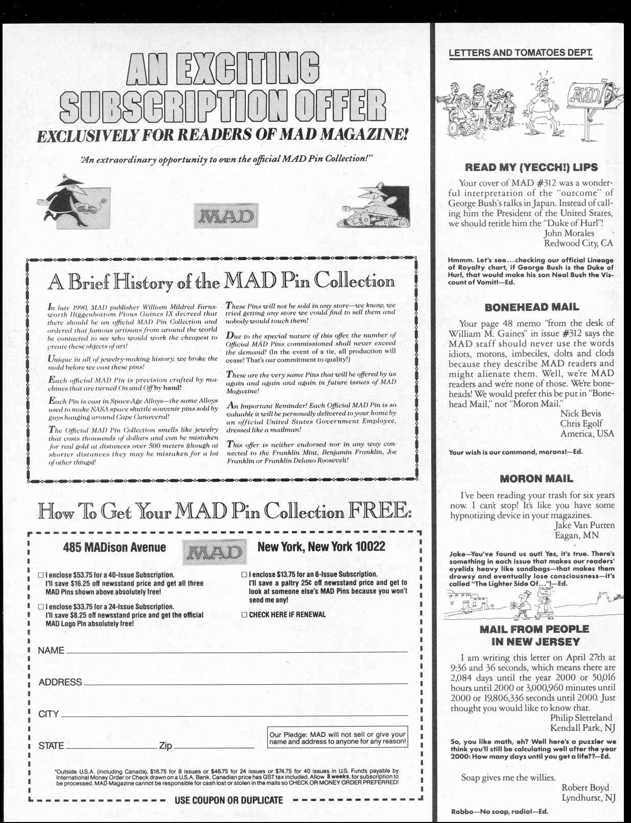 Read online MAD comic -  Issue #314 - 4