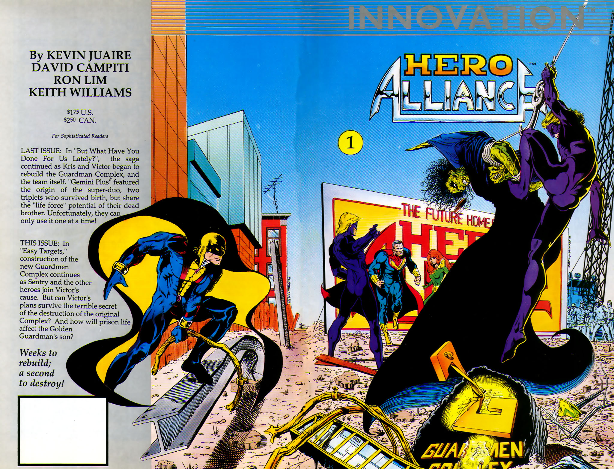 Read online Hero Alliance (1989) comic -  Issue #1 - 1