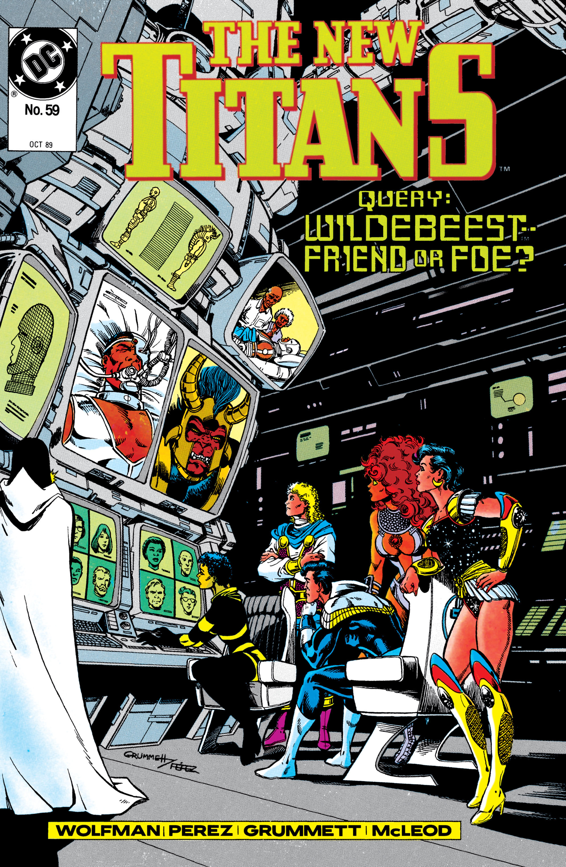 Read online The New Titans (1988) comic -  Issue #59 - 1