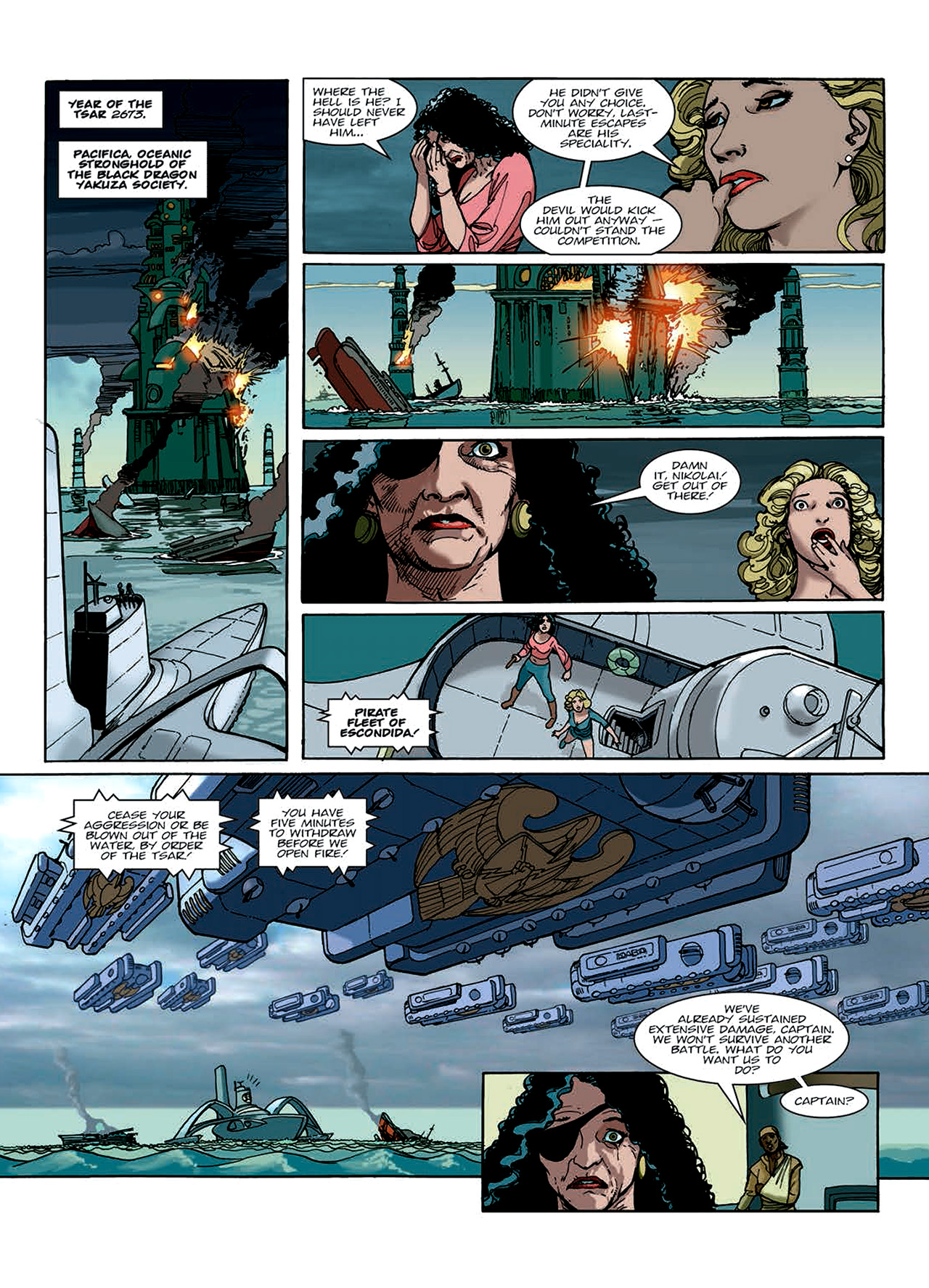 Read online Nikolai Dante comic -  Issue # TPB 7 - 130