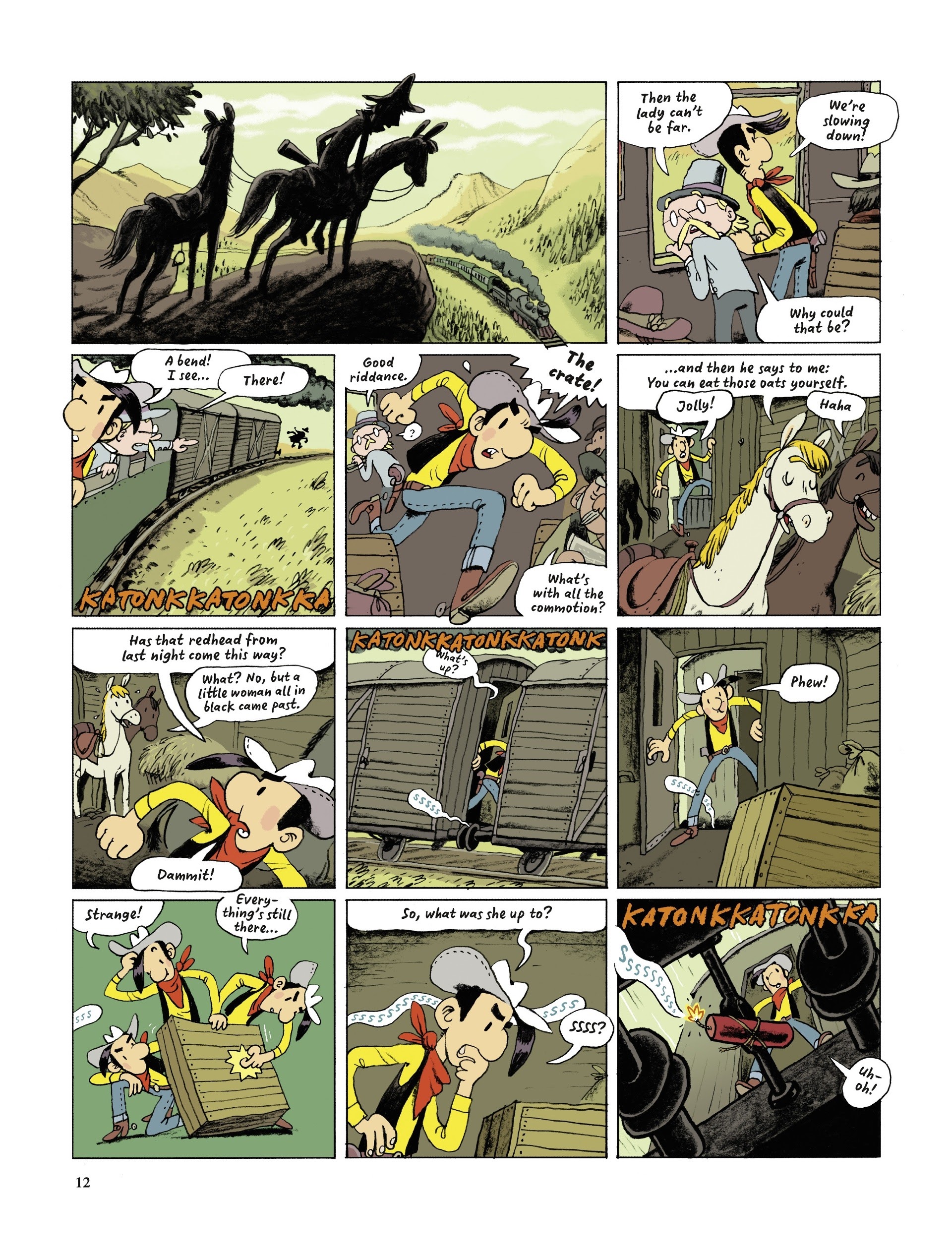 Read online Lucky Luke Saddles Up comic -  Issue # TPB - 12