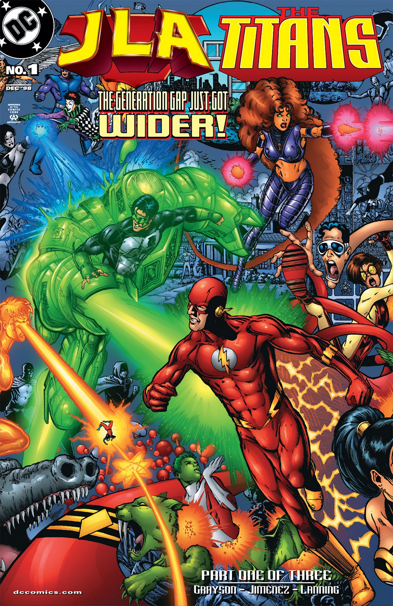Read online JLA/Titans comic -  Issue #1 - 1