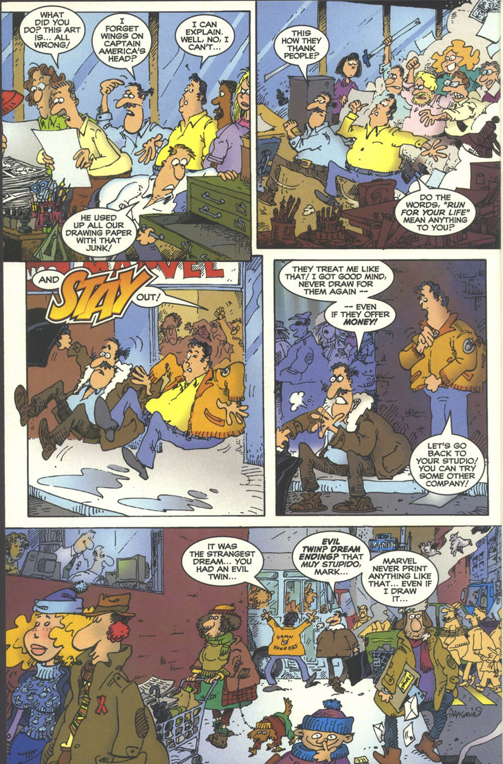 Read online Sergio Aragonés Massacres Marvel comic -  Issue # Full - 50