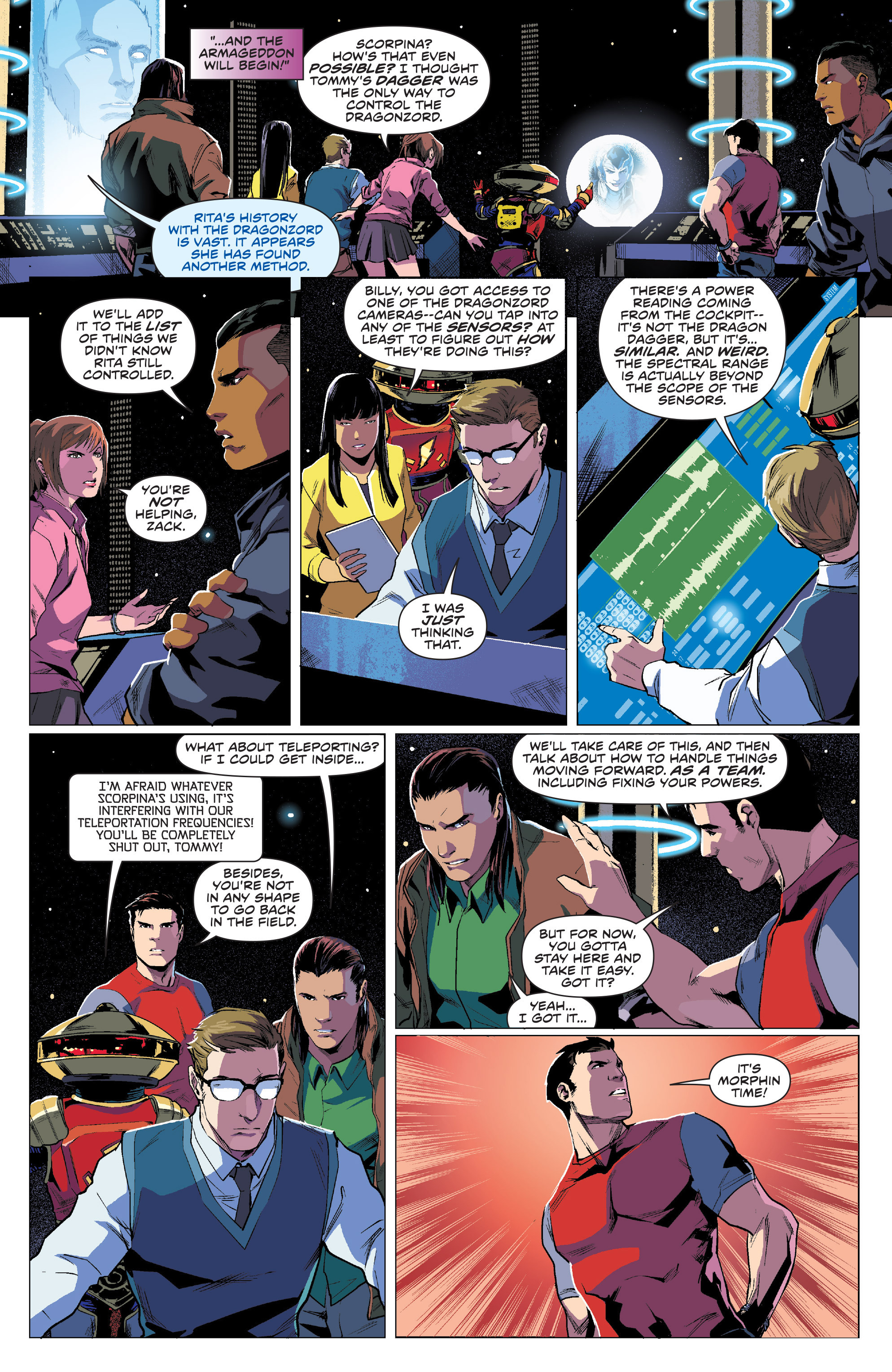 Read online Mighty Morphin Power Rangers comic -  Issue #4 - 4