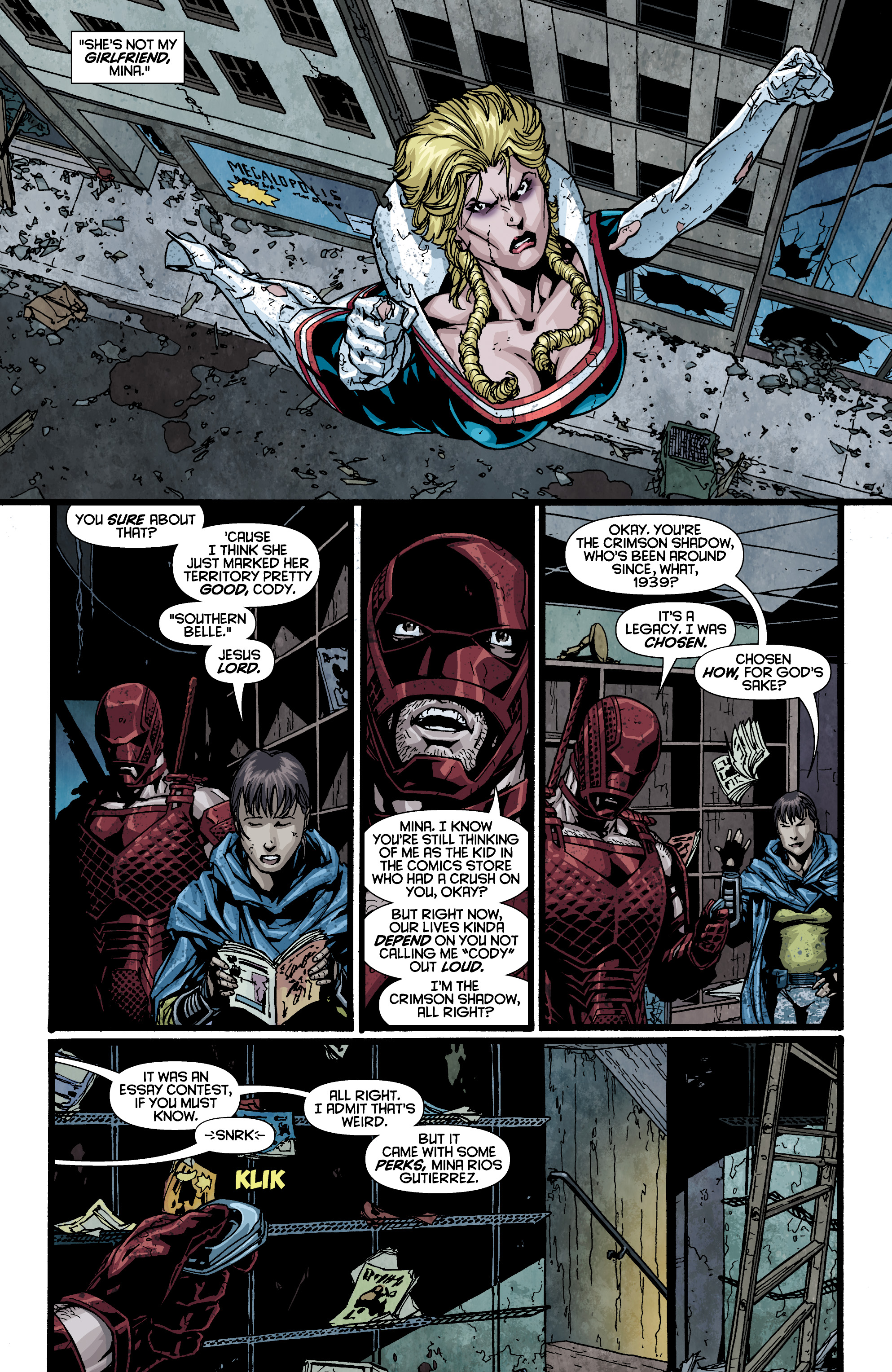 Read online Leaving Megalopolis: Surviving Megalopolis comic -  Issue #3 - 9