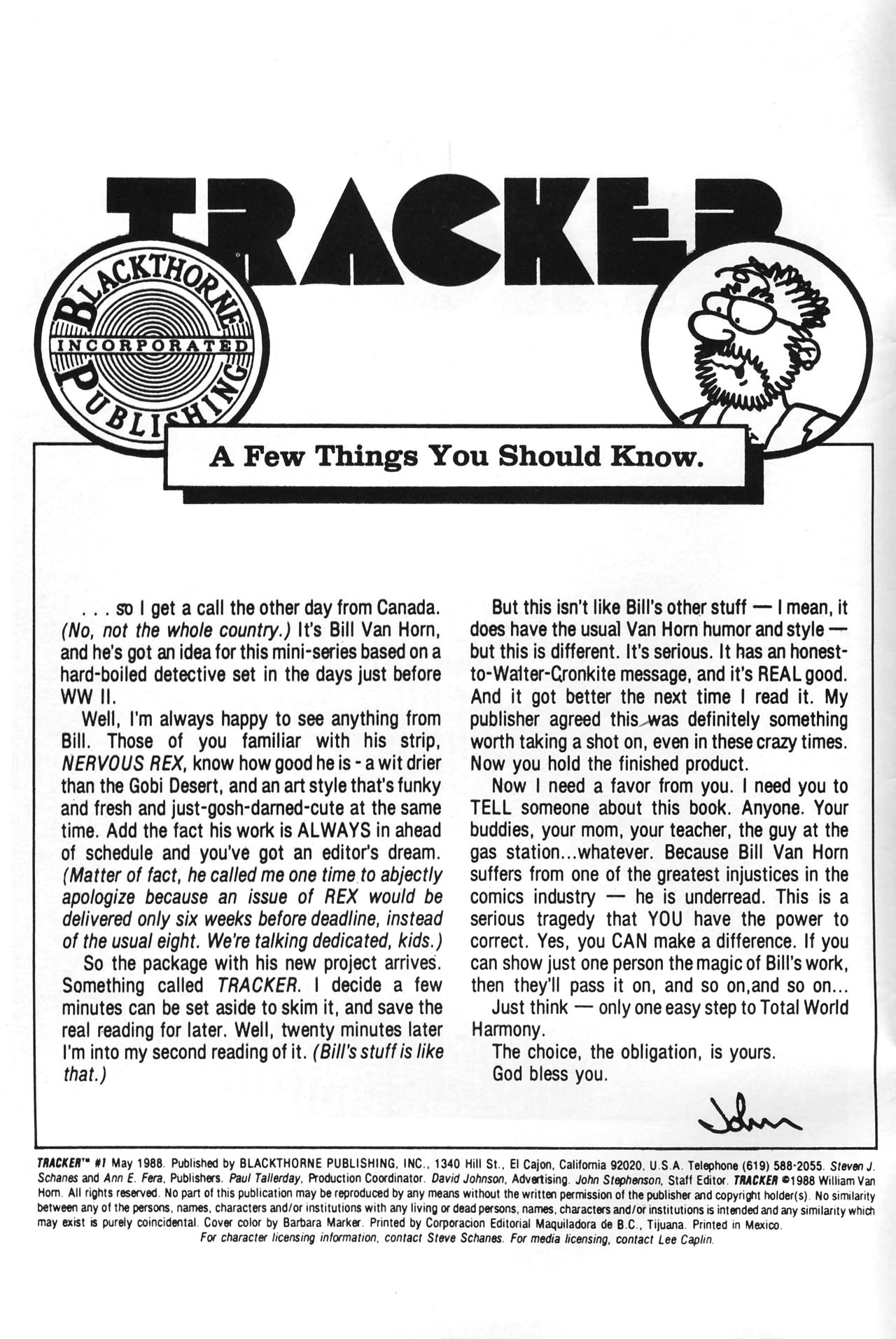 Read online Tracker (1988) comic -  Issue # Full - 2