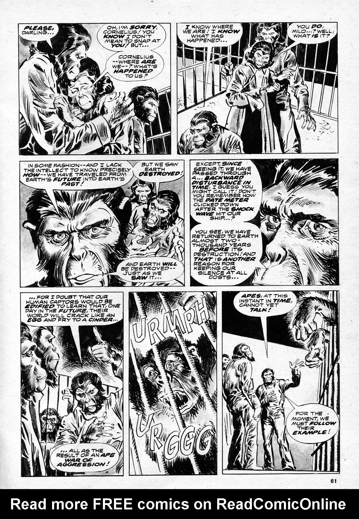 Read online Planet of the Apes comic -  Issue #12 - 61