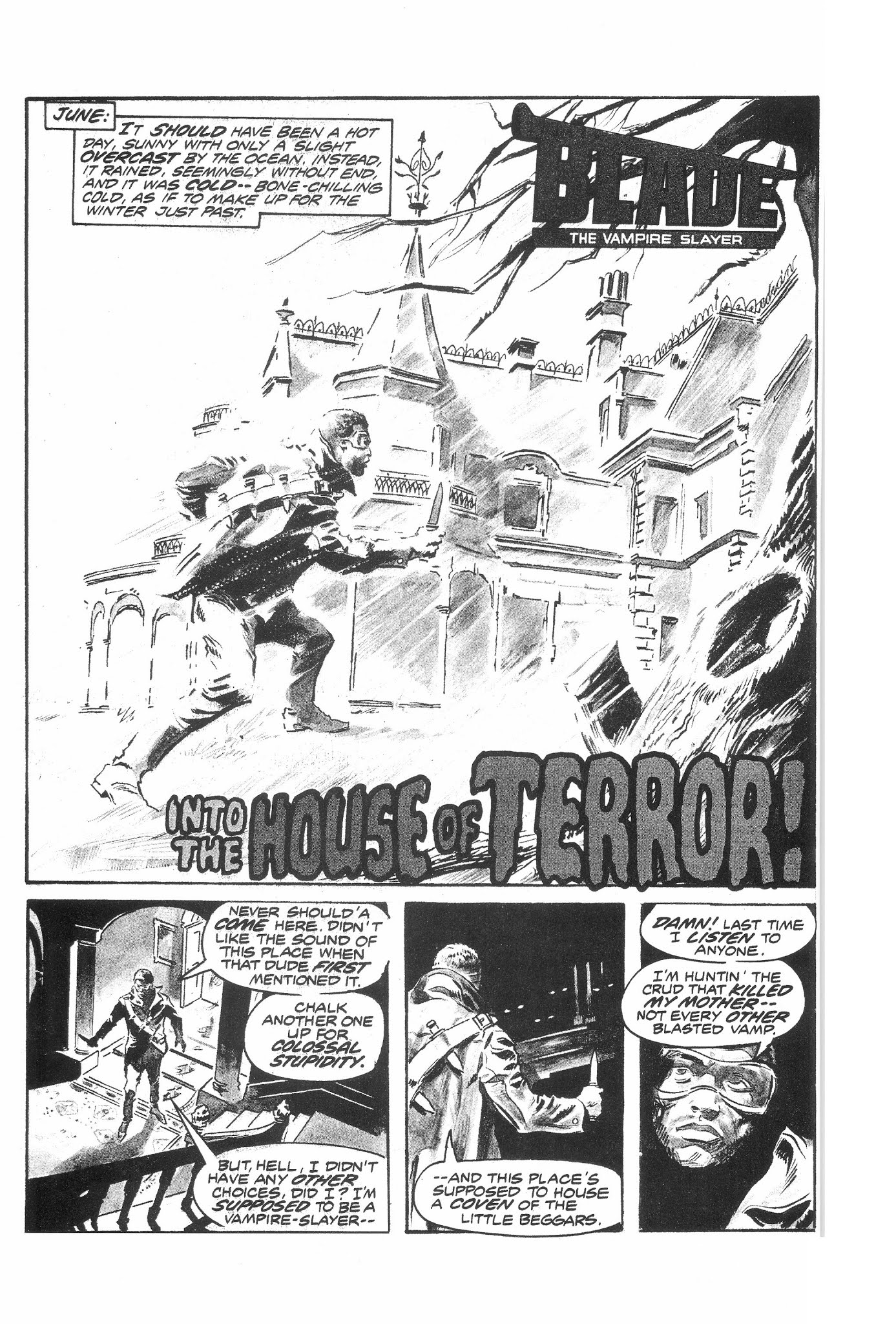 Read online Blade: Black & White comic -  Issue # TPB - 88
