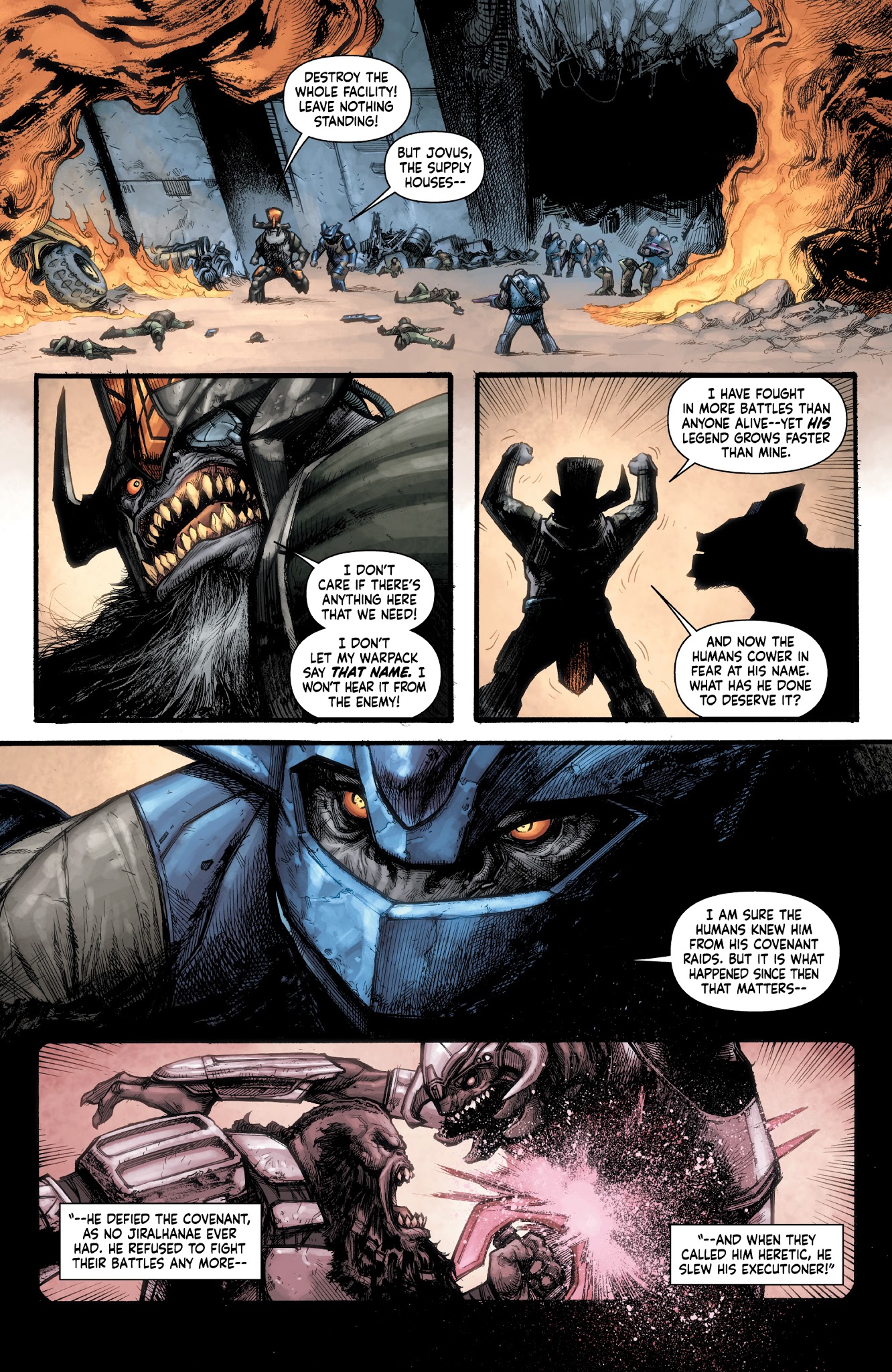 Read online Halo: Rise of Atriox comic -  Issue #5 - 7
