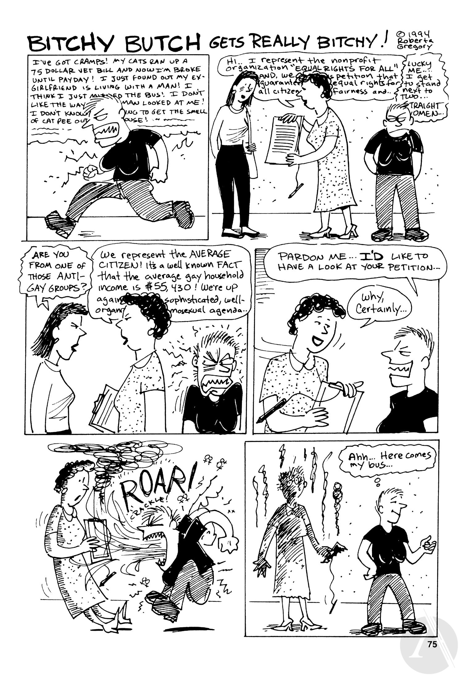 Read online Bitchy Butch: World's Angriest Dyke comic -  Issue # TPB - 79