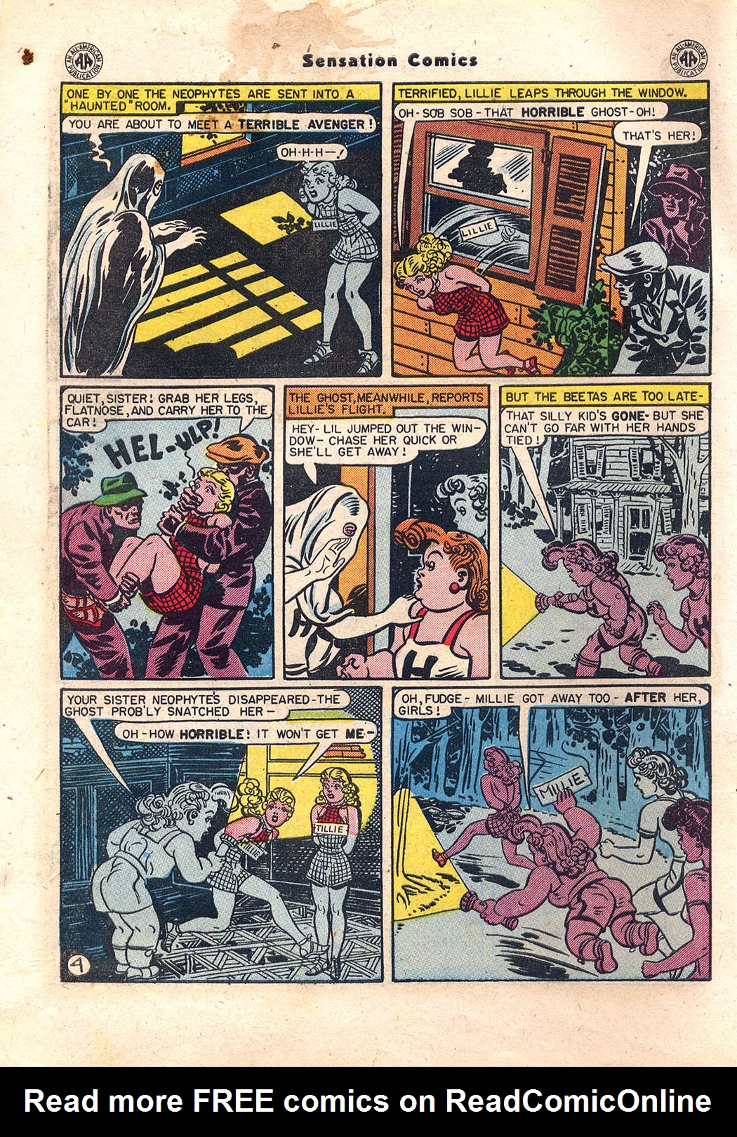 Read online Sensation (Mystery) Comics comic -  Issue #43 - 5