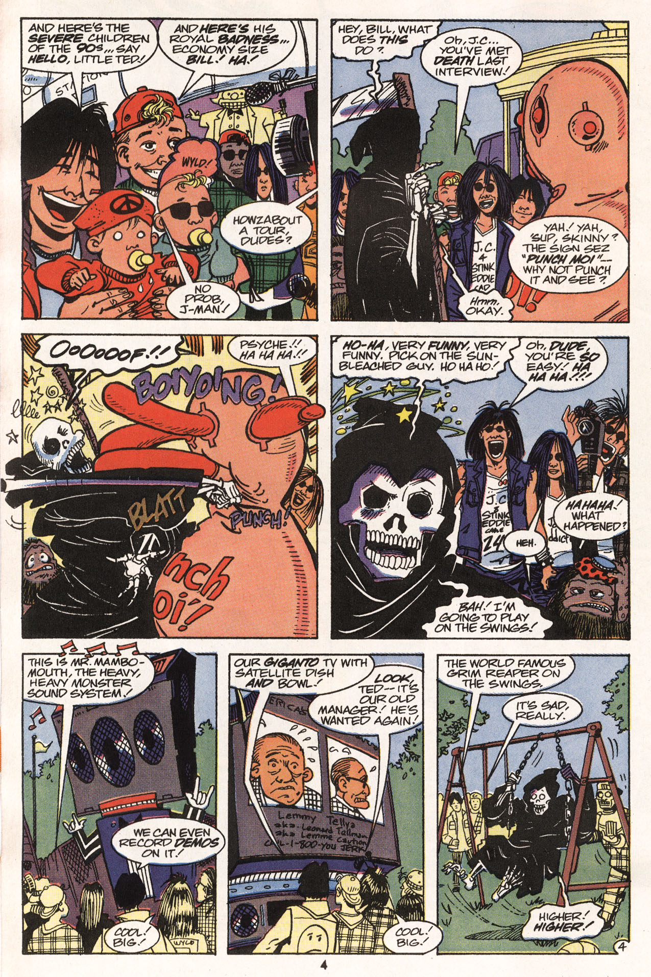 Read online Bill & Ted's Excellent Comic Book comic -  Issue #4 - 5
