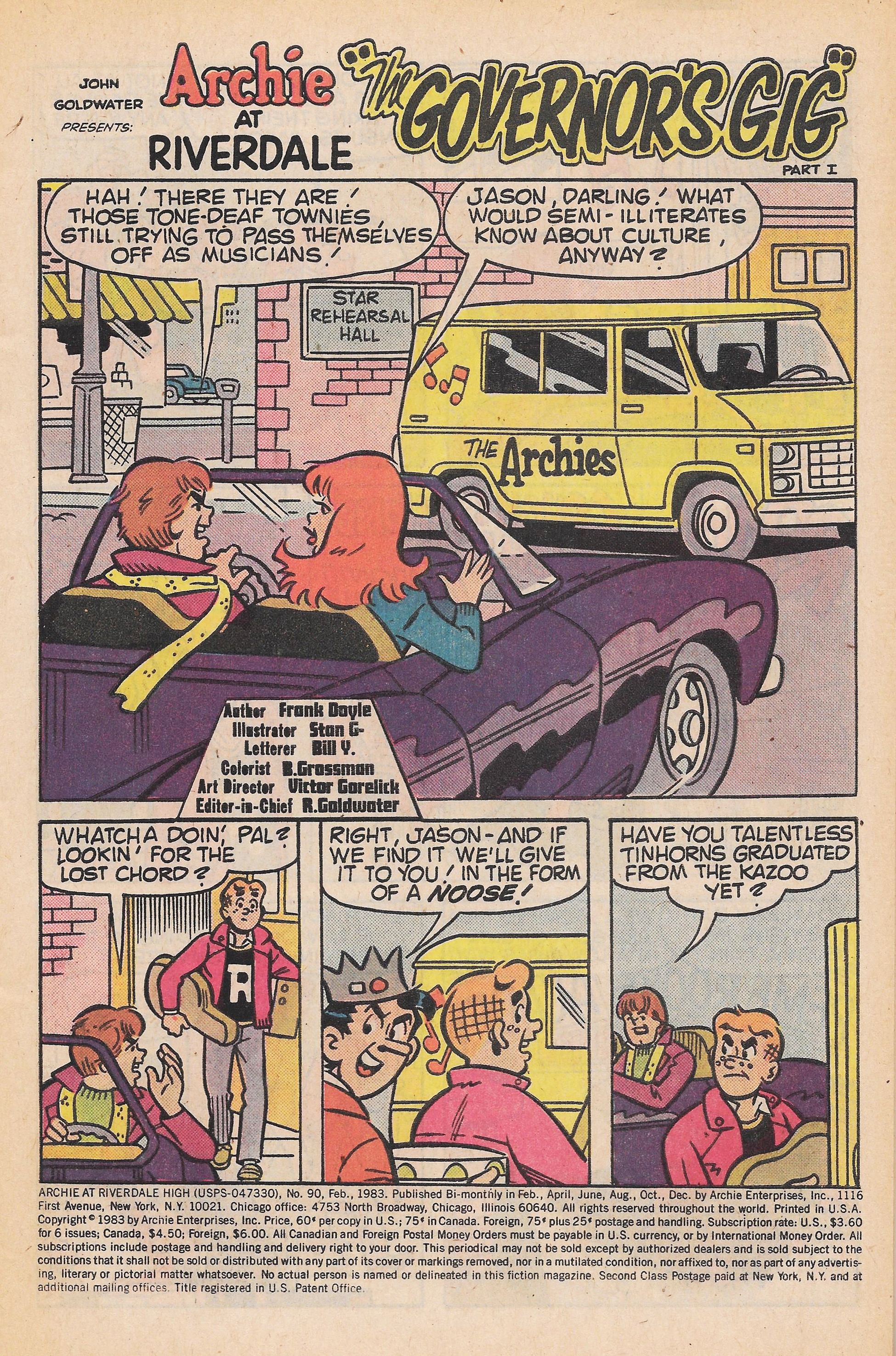 Read online Archie at Riverdale High (1972) comic -  Issue #90 - 3