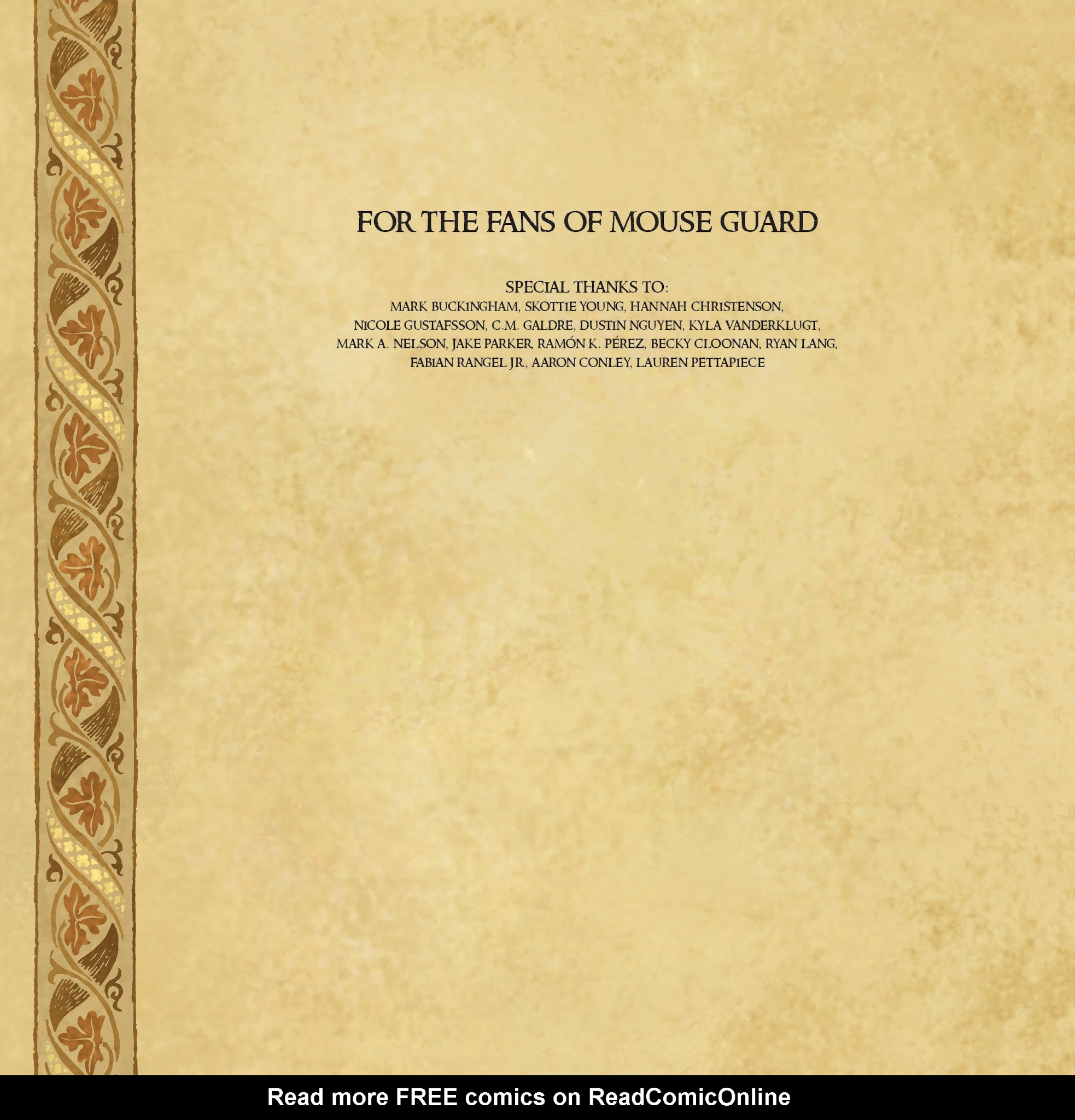 Read online Mouse Guard: Legends of the Guard Volume Three comic -  Issue # TPB - 5