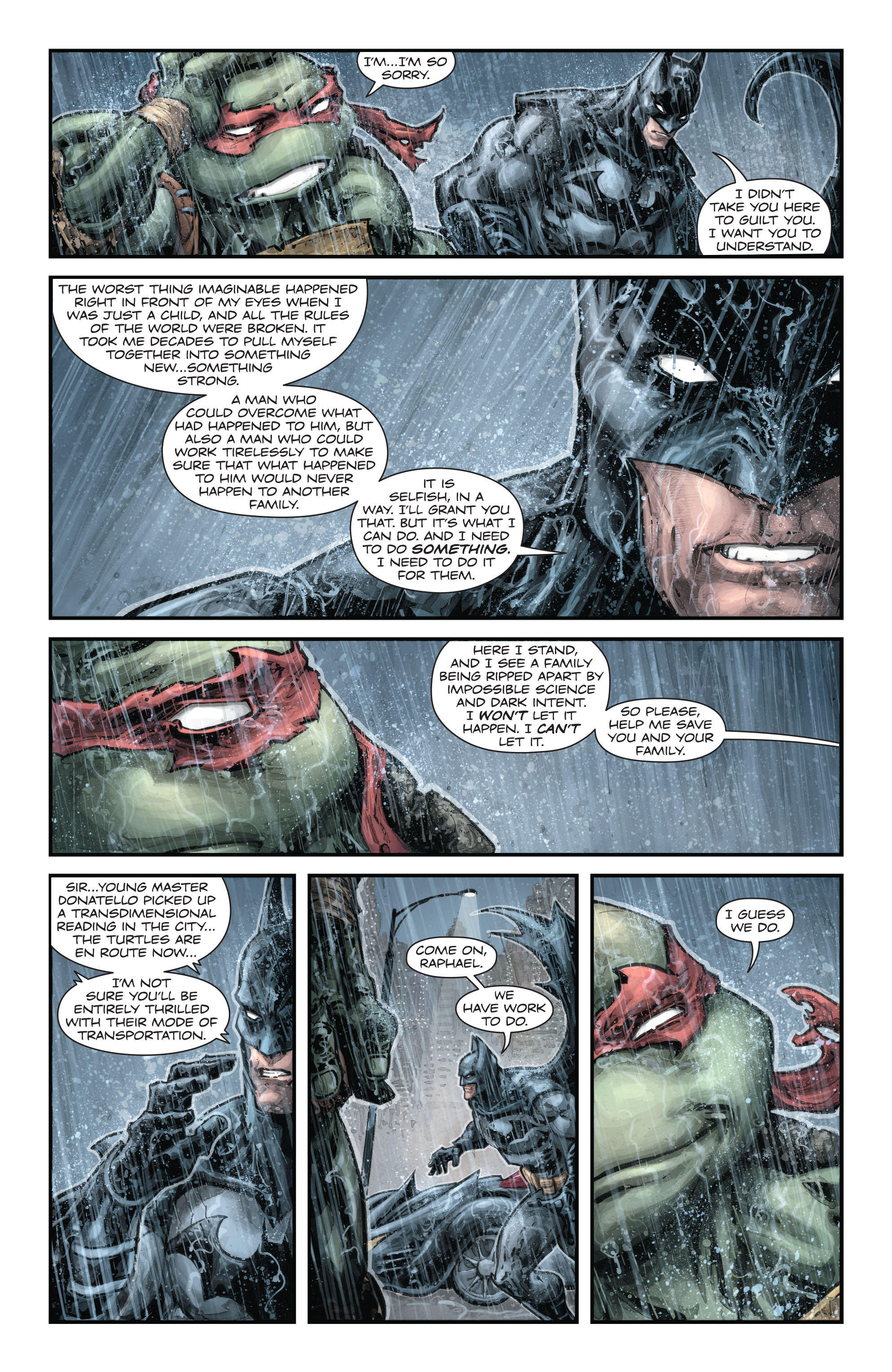 Read online Batman/Teenage Mutant Ninja Turtles comic Issue 4
