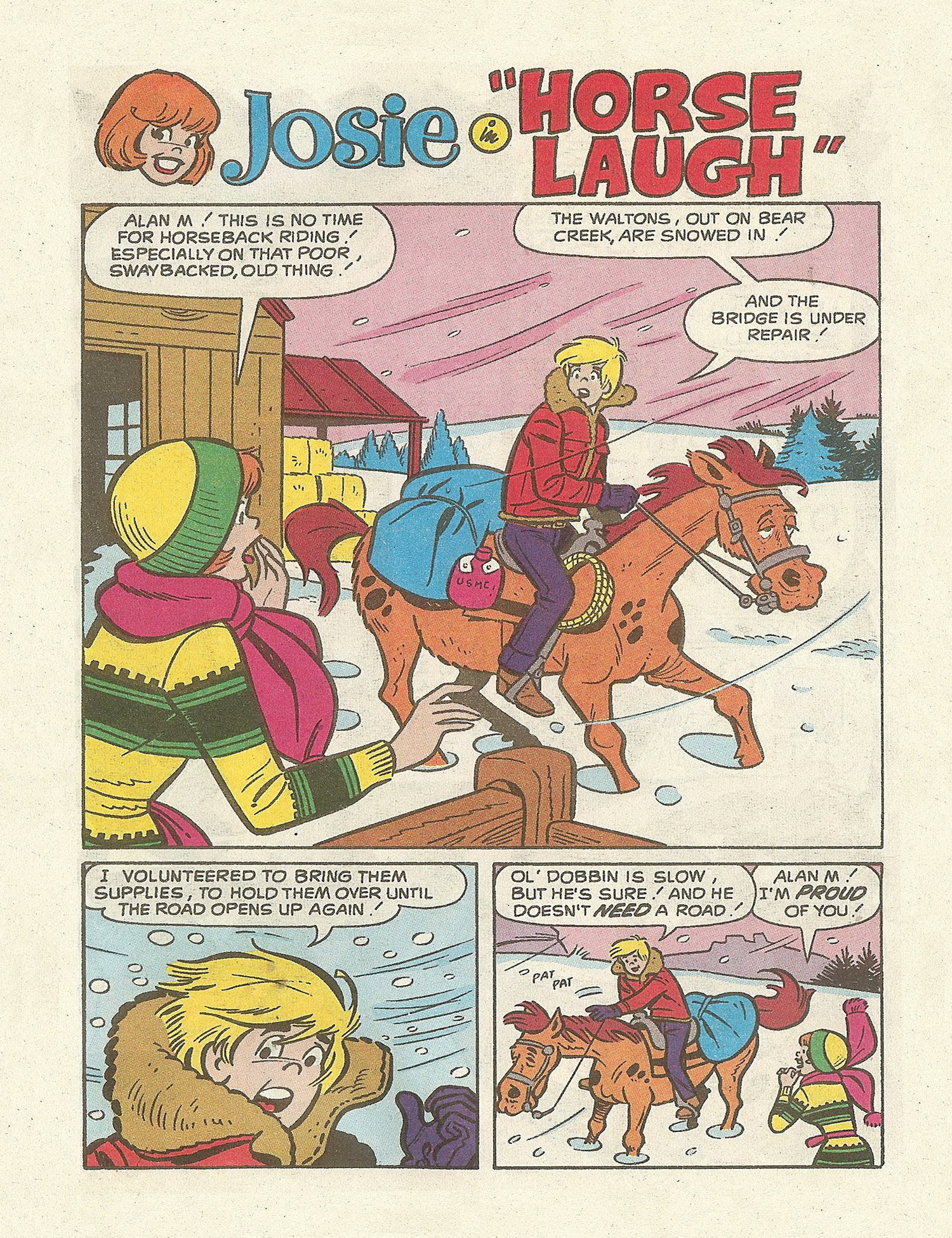 Read online Betty and Veronica Digest Magazine comic -  Issue #60 - 76