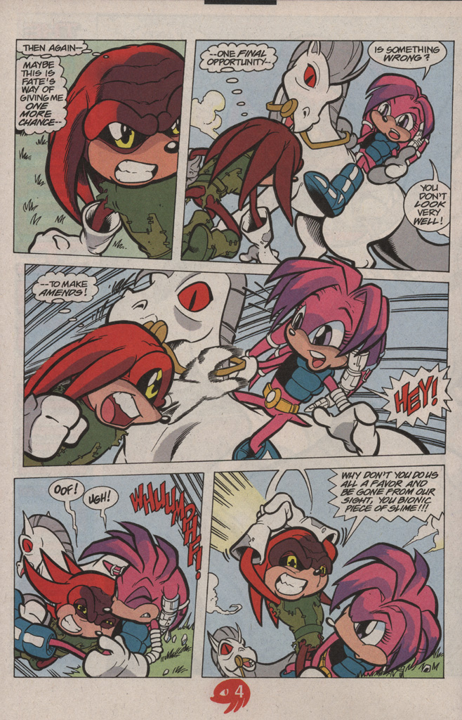 Read online Knuckles the Echidna comic -  Issue #17 - 8