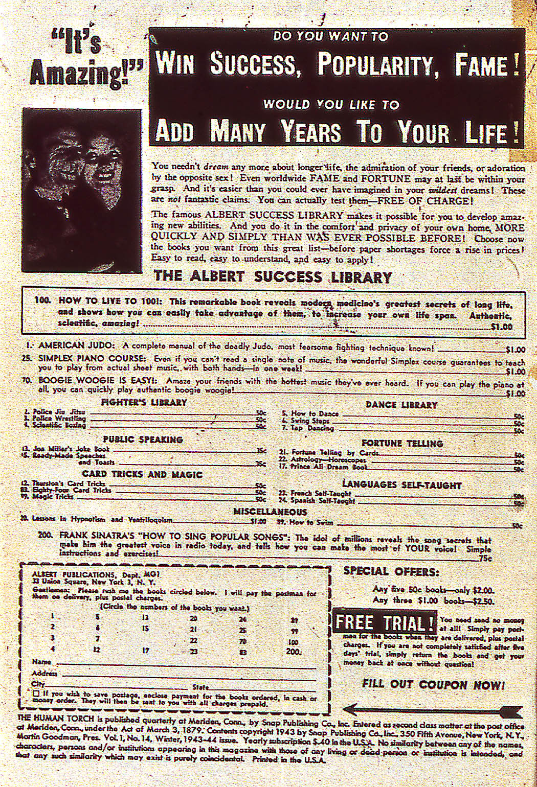 Read online The Human Torch (1940) comic -  Issue #14 - 2