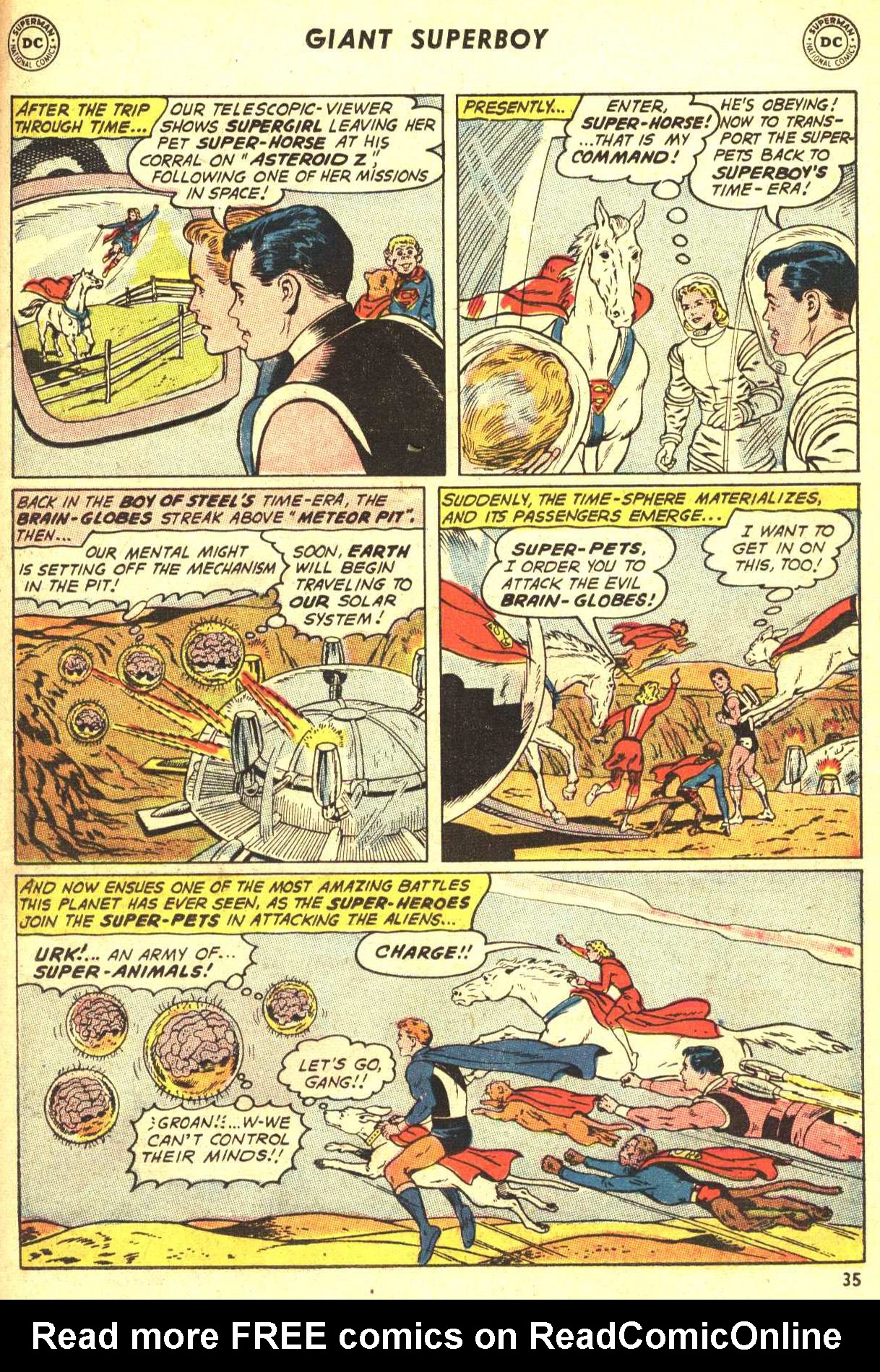 Read online Superboy (1949) comic -  Issue #147 - 34