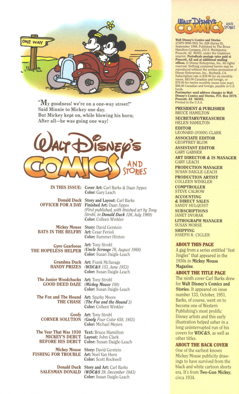 Read online Walt Disney's Comics and Stories comic -  Issue #628 - 4