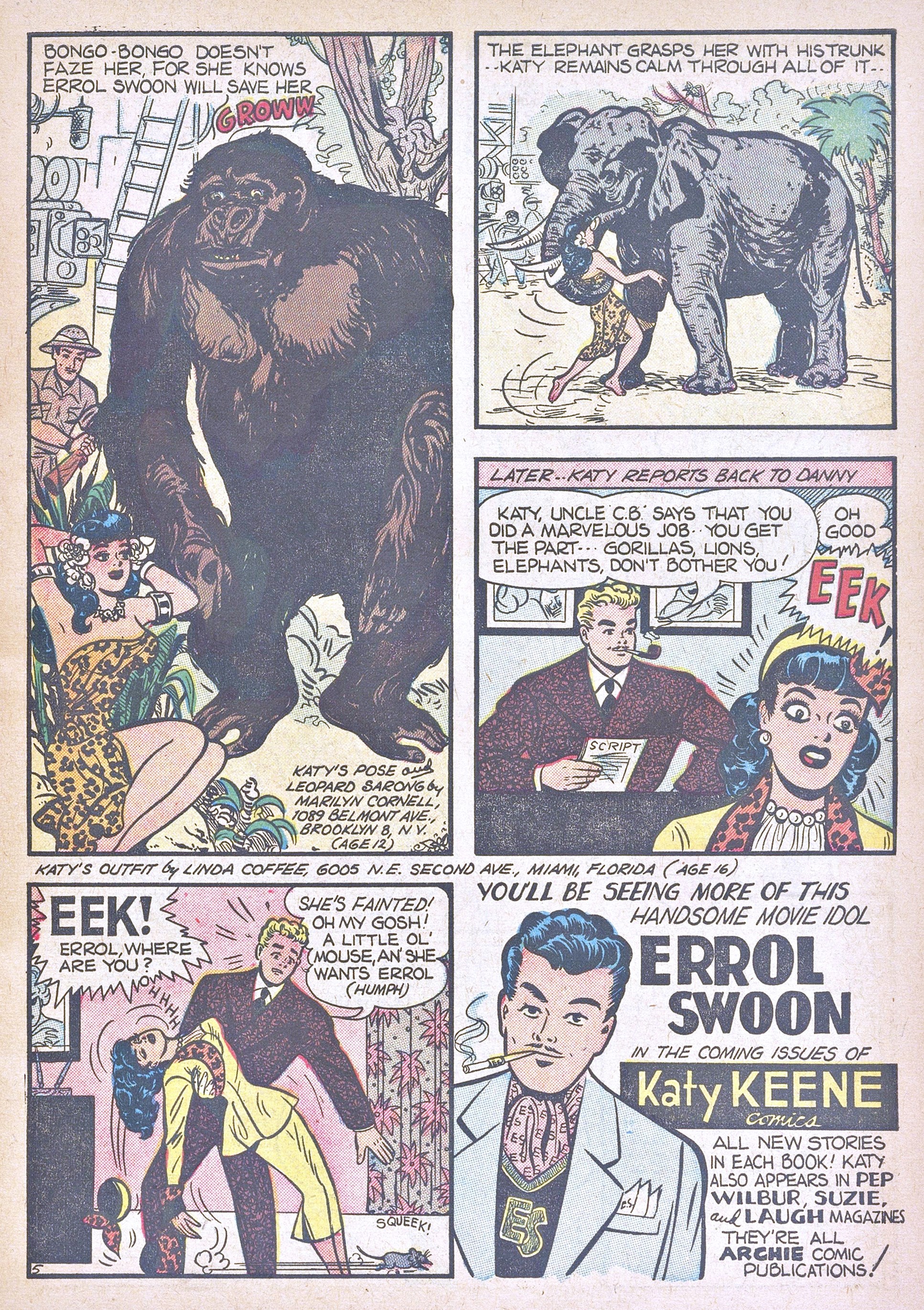 Read online Katy Keene (1949) comic -  Issue #14 - 7