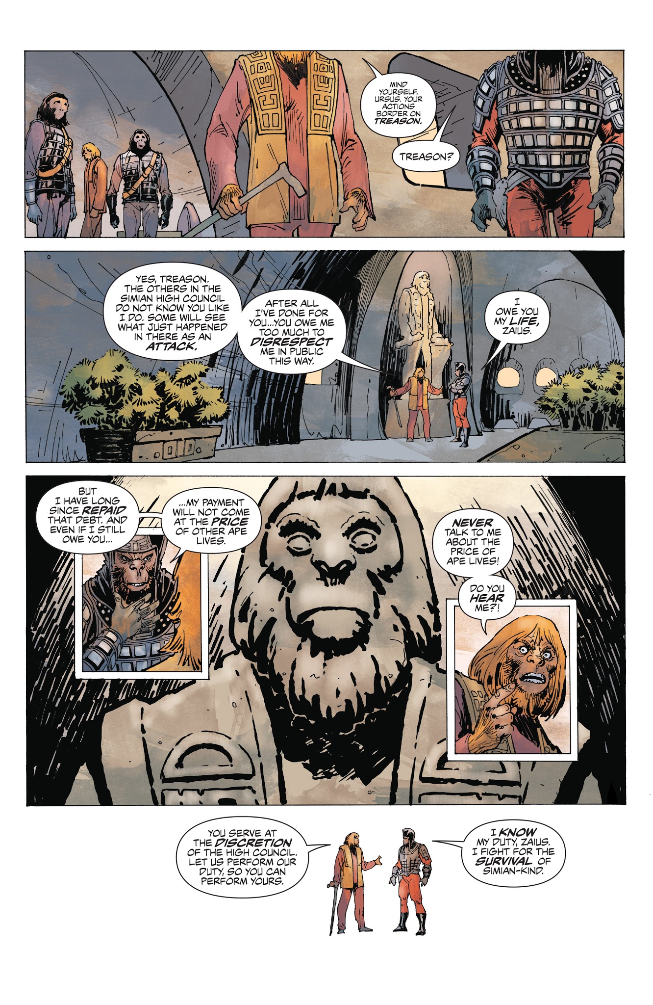 Read online Planet of the Apes: Ursus comic -  Issue #4 - 8