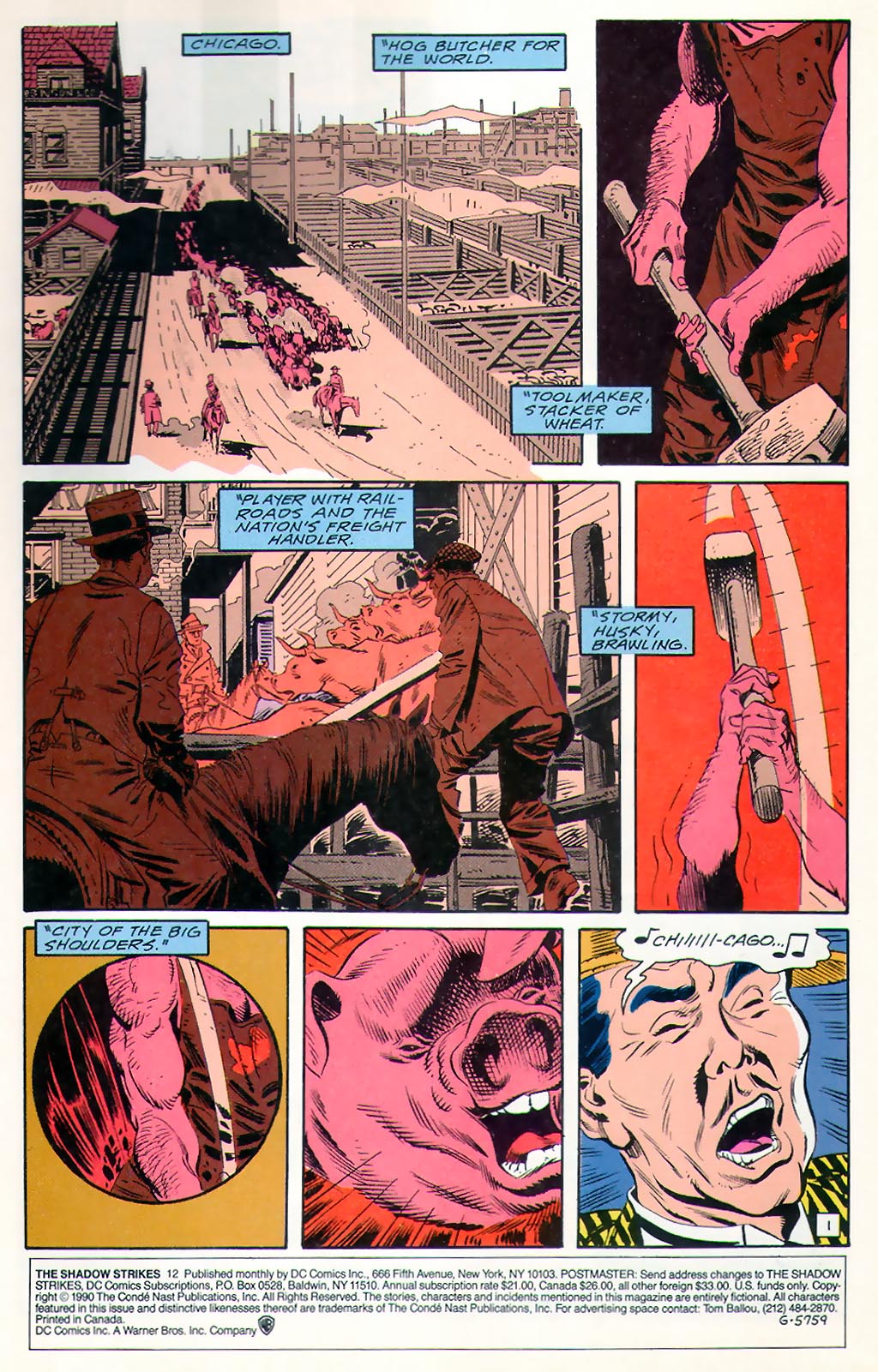 Read online The Shadow Strikes! comic -  Issue #12 - 3