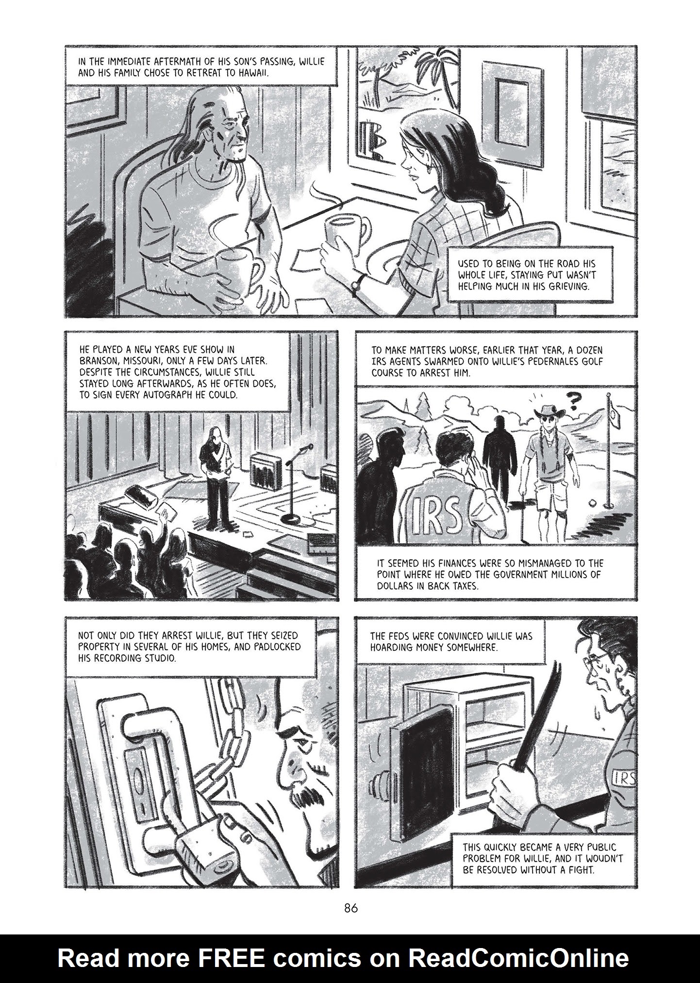 Read online Willie Nelson: A Graphic History comic -  Issue # TPB - 80